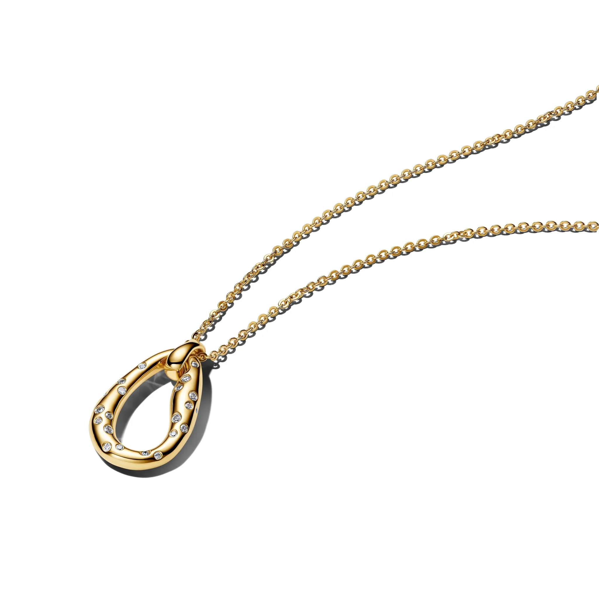 Pandora Essence 14K Gold Plated Necklace/ 364666C01-45