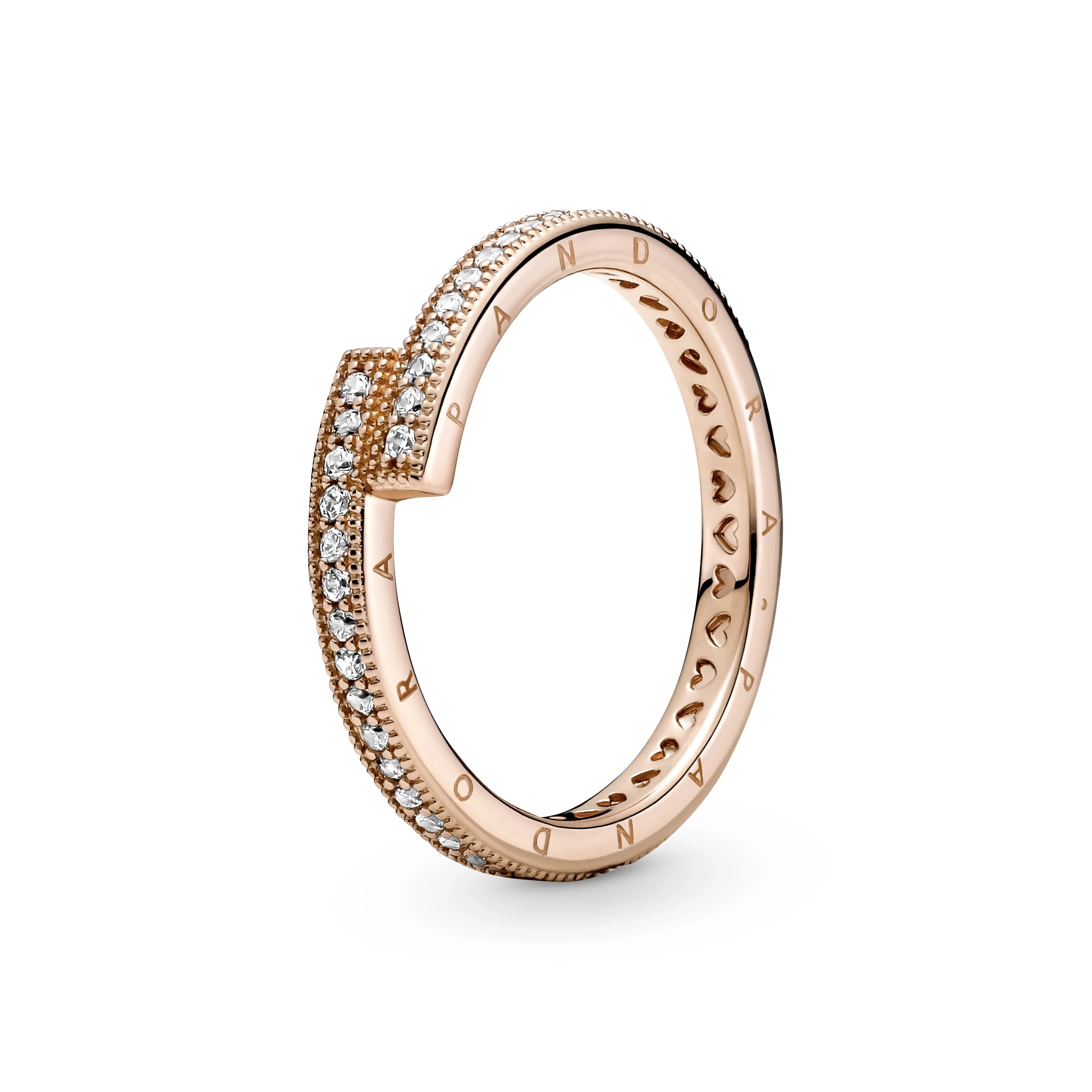 PANDORA Signature 14K Ոսկեպատ Արծաթյա Մատանի/ 189491C01-56