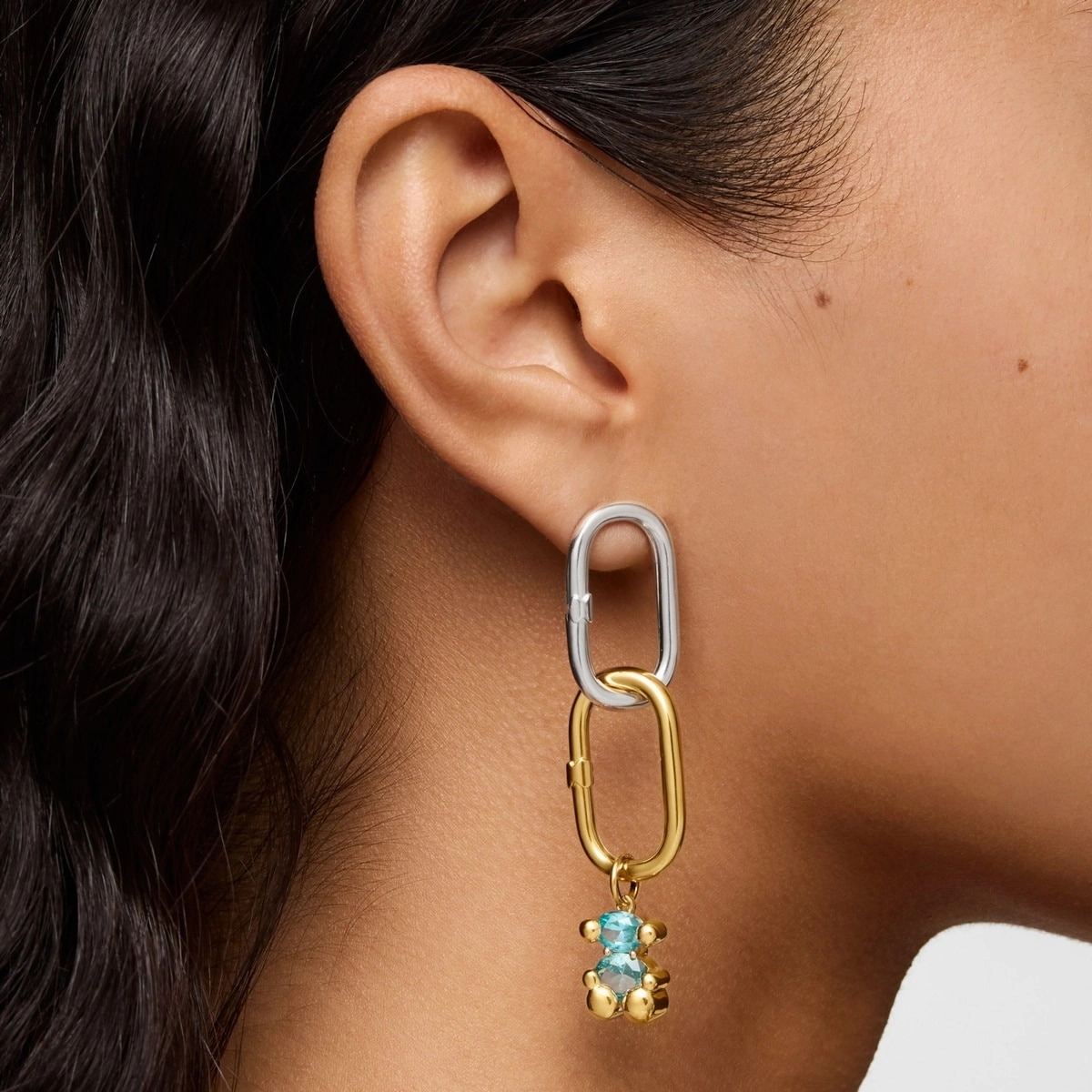 TOUS 18K Gold Plated Silver Pendant/ 1004329400