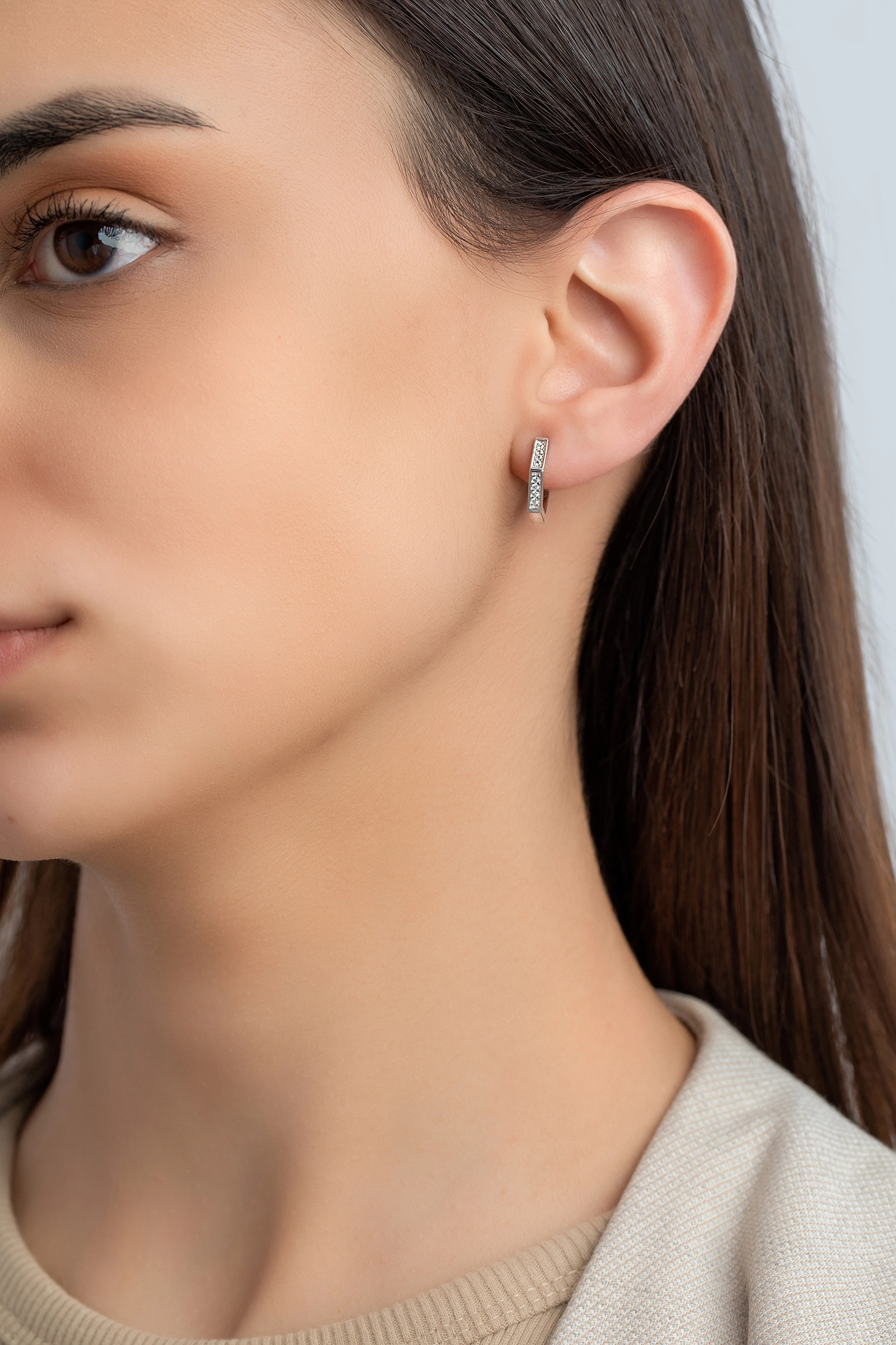L'atelier Precieux Silver Earring/ 1650110