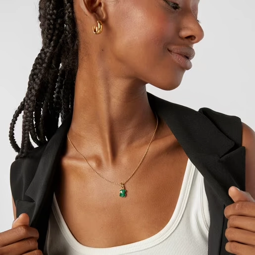 TOUS Արծաթյա Կախազարդ 18K Ոսկեպատ/015434530