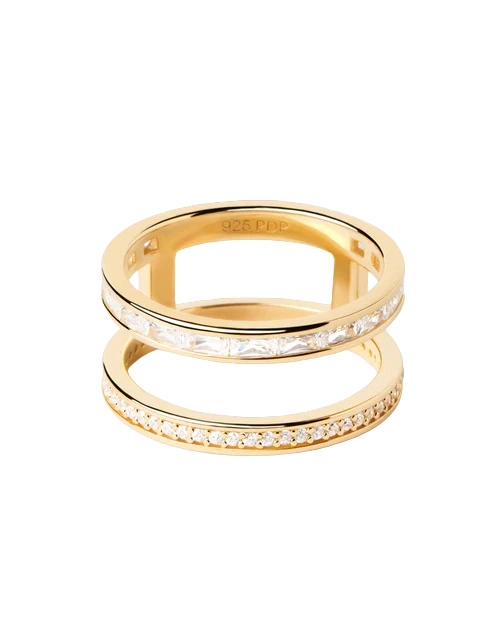 PDPAOLA 18K Gold Plated Silver Ring/ AN01-A11-12