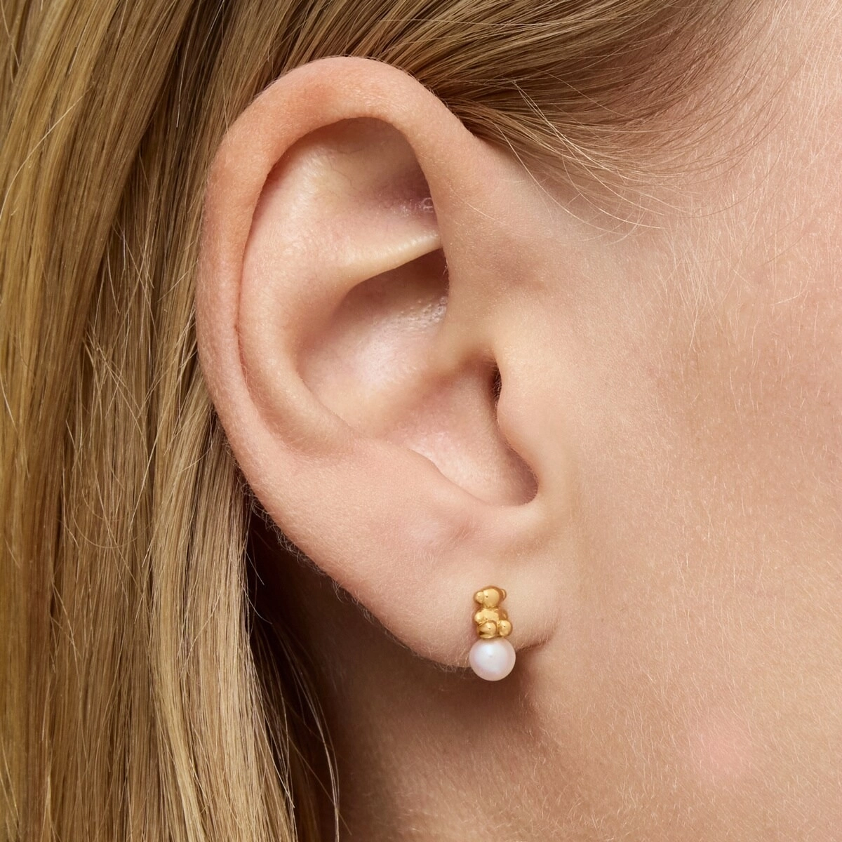 TOUS 18K Gold Earring/ 1004218700