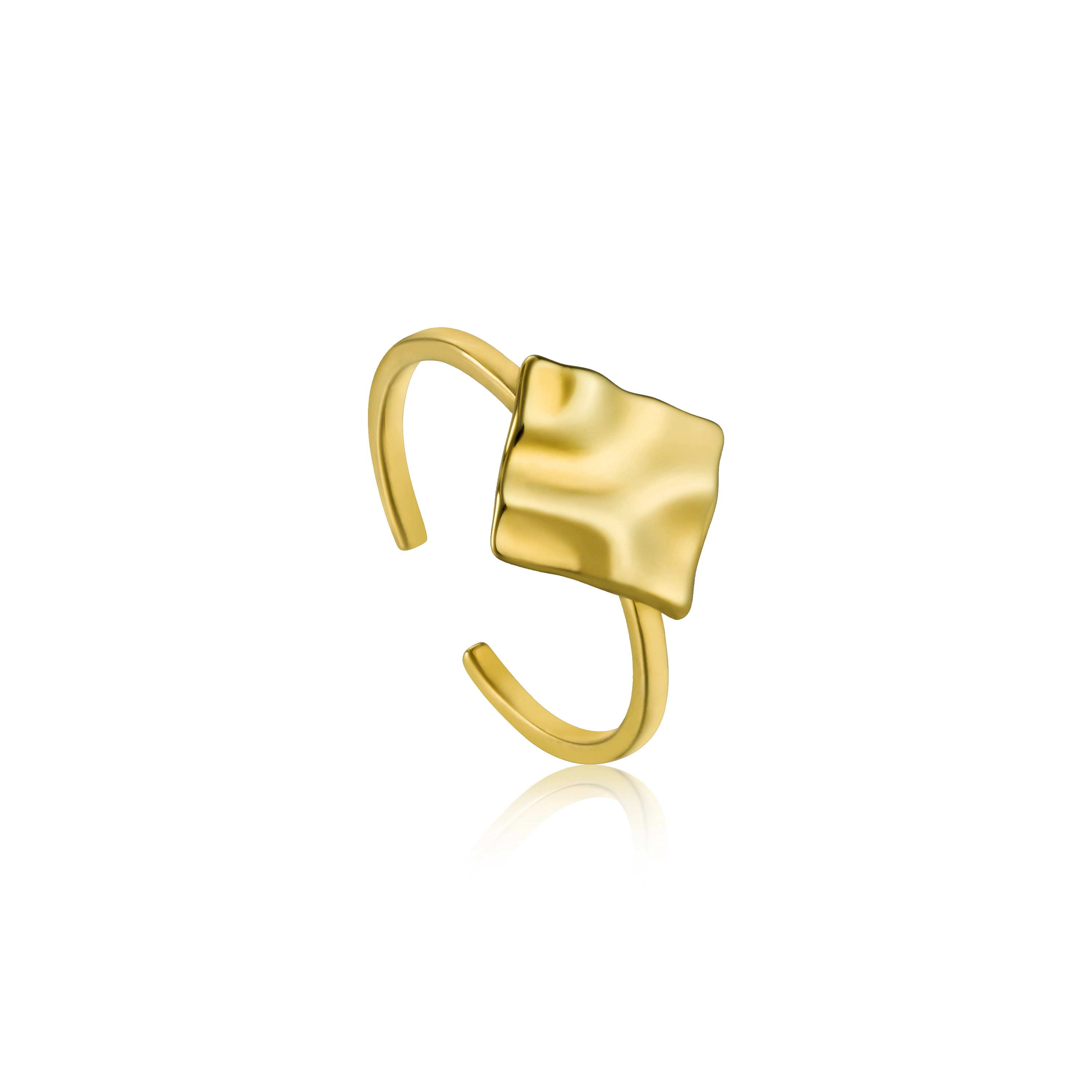Ania Haie 14K Ոսկեպատ Արծաթյա Մատանի/ R017-02G