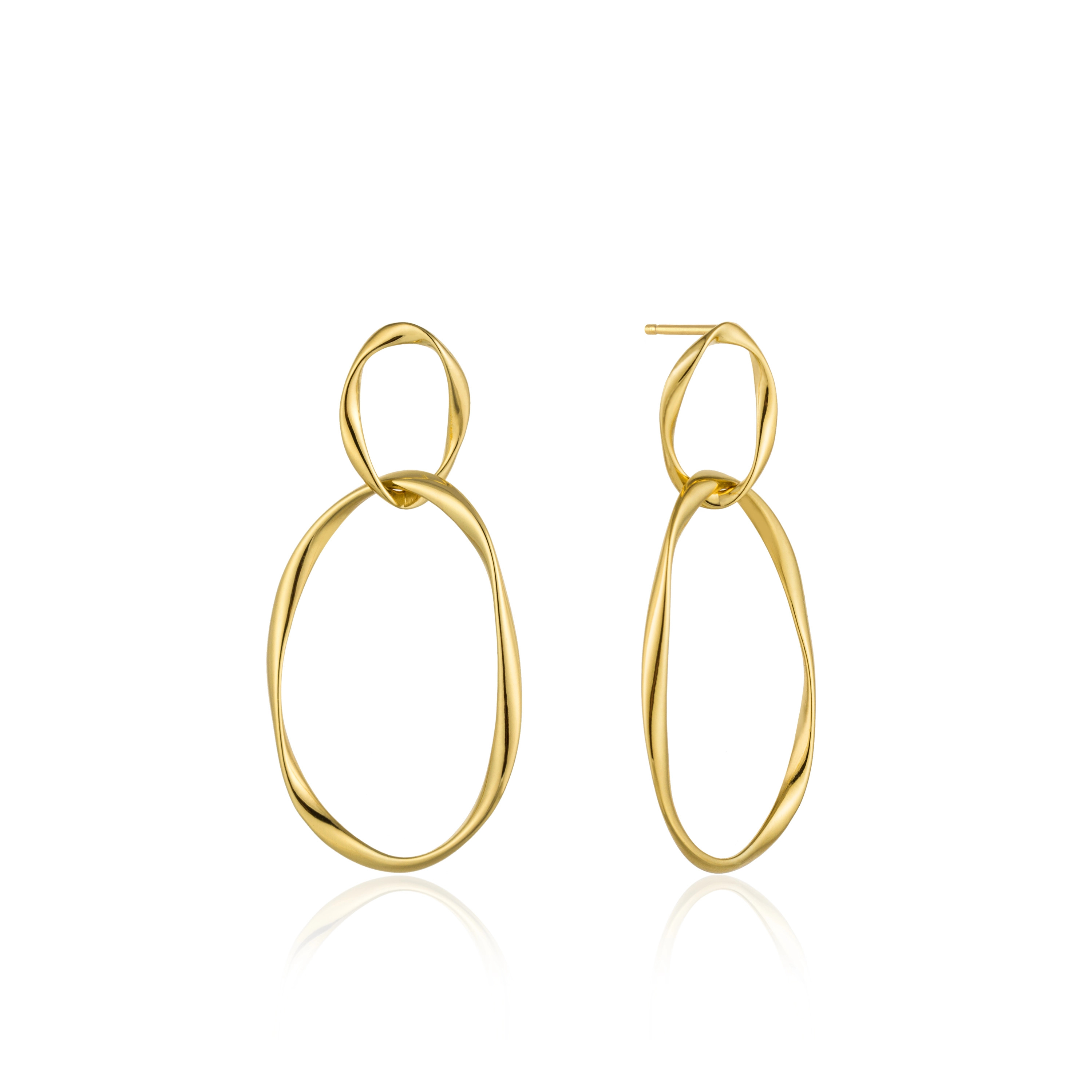 Ania Haie 14K Ոսկեպատ Արծաթյա Ականջօղ/ E015-02G
