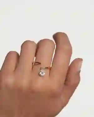 PDPAOLA 18K Gold Plated Silver Ring/ AN01-959-18