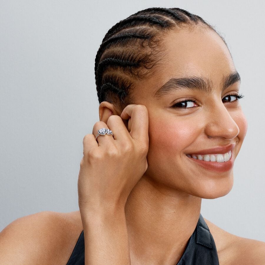 PANDORA | PANDORA Timeless Silver Ring/ 193659C01-50 | PANDORA
