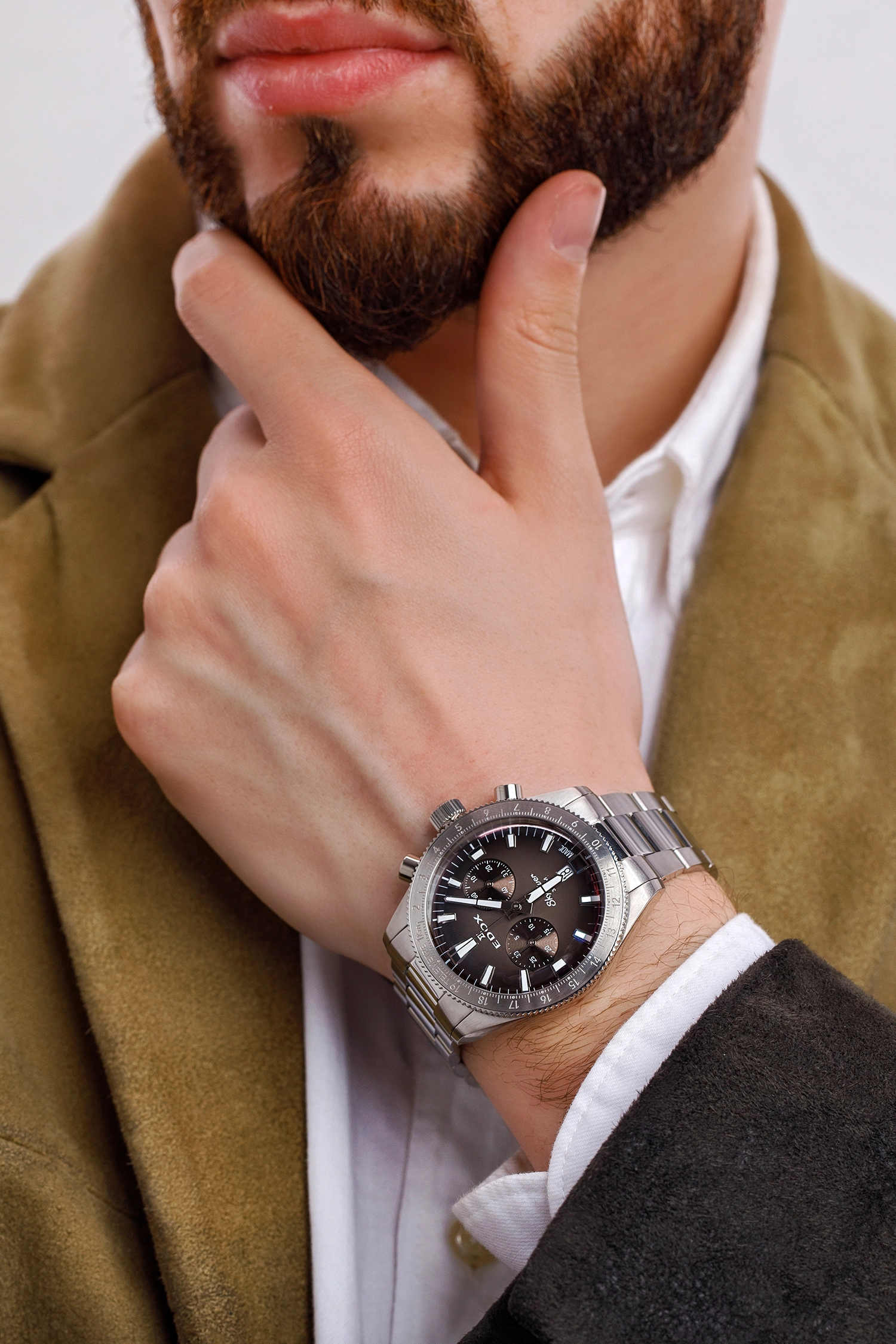 Watches | Edox Men's Wristwatch/ 10116 3 GRIDN Switzerland | Edox