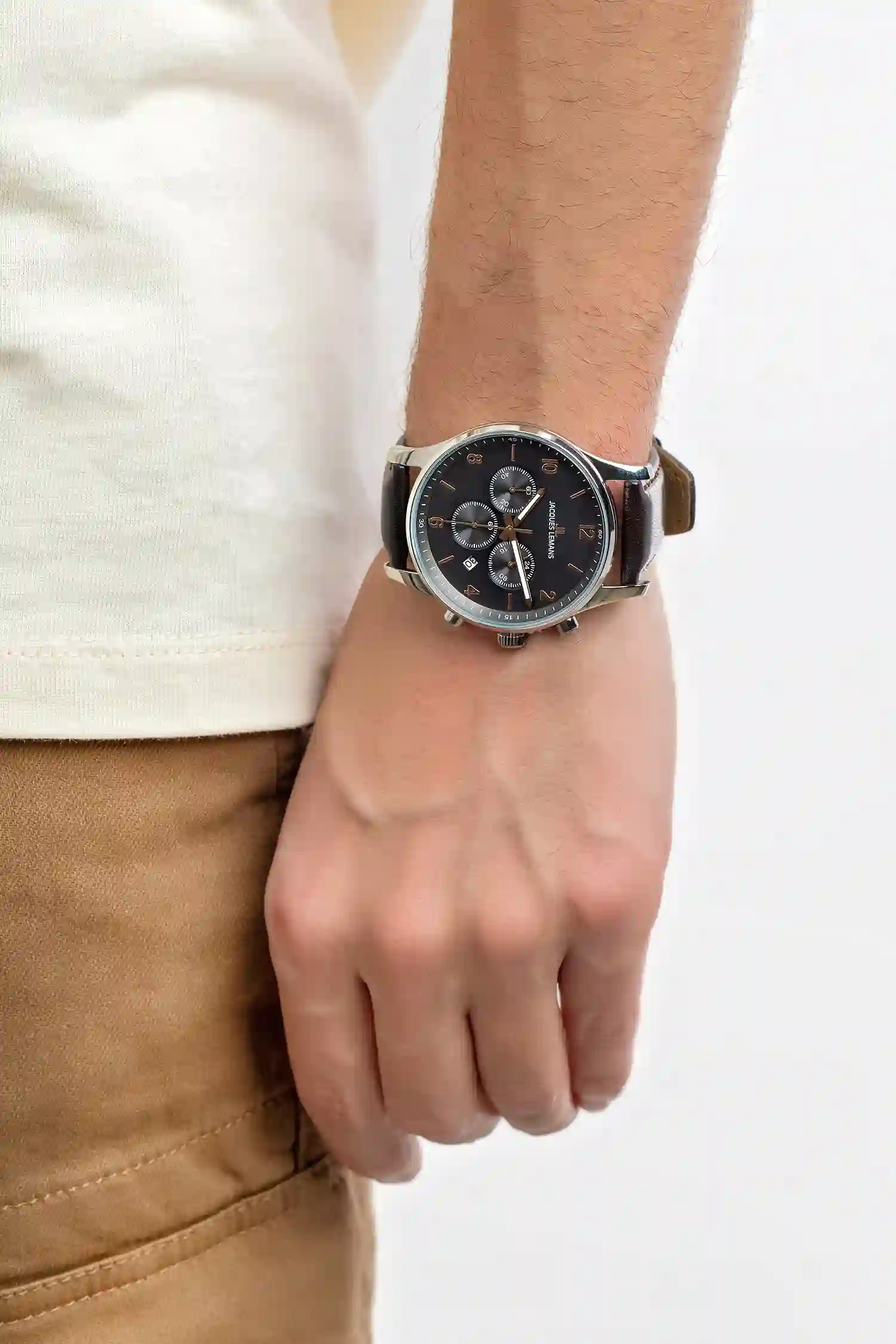 Watches | Jacques Lemans Men's Wristwatch/ 1-2126F | Jacques Lemans