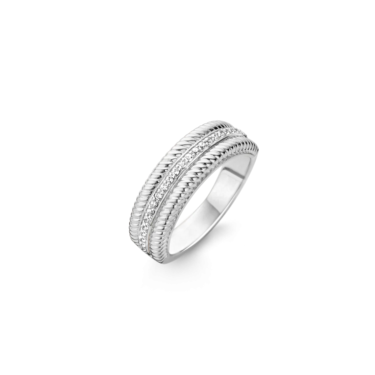 Ti Sento Silver Ring/ 12081ZI-52