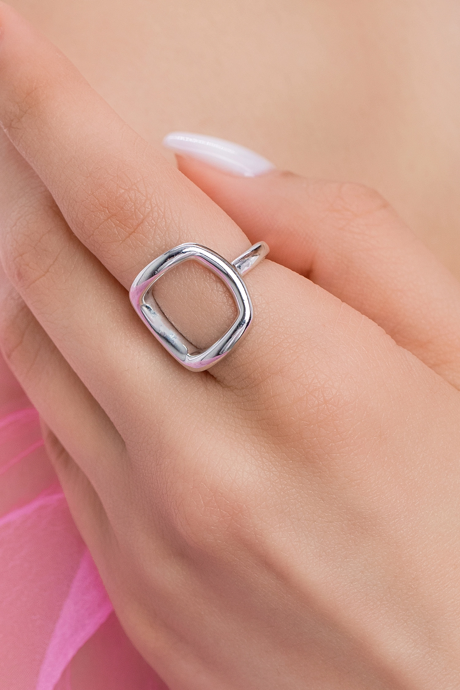 L'atelier Precieux Серебряное Кольцо/ 7928100-54