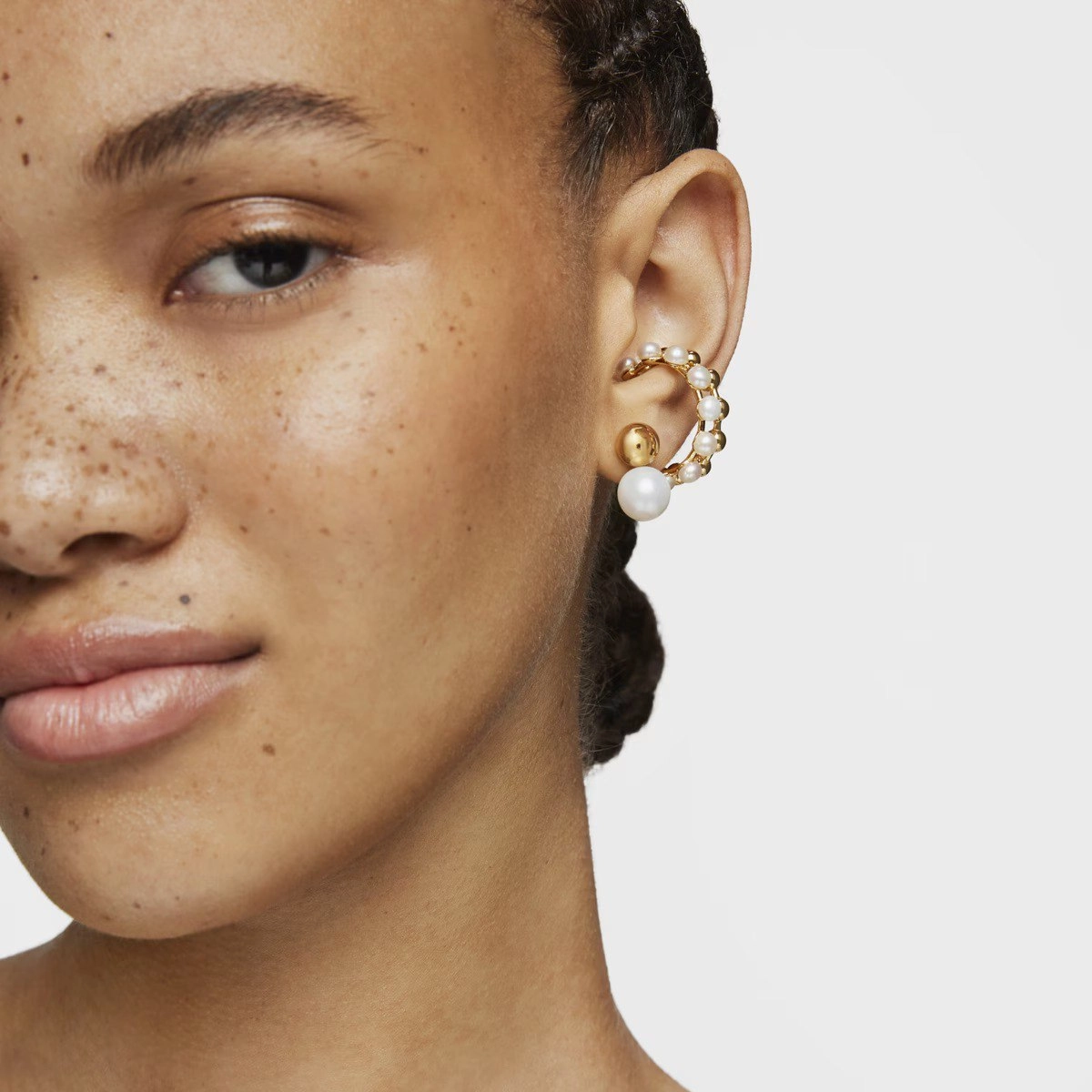 TOUS 18K Gold plated Silver Earring/ 111233610