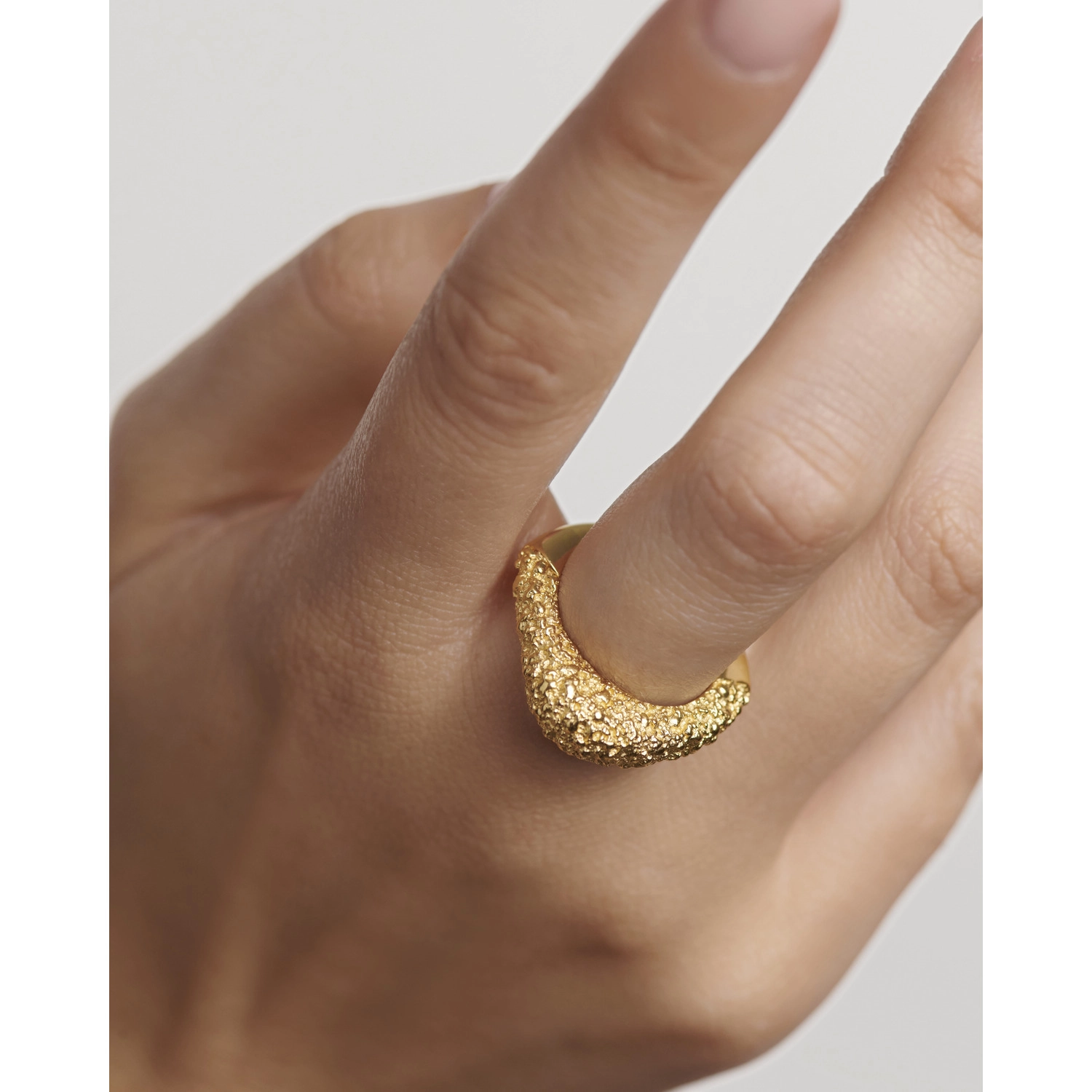 PDPAOLA 18K Gold Plated Silver Ring/ AN01-B71-16