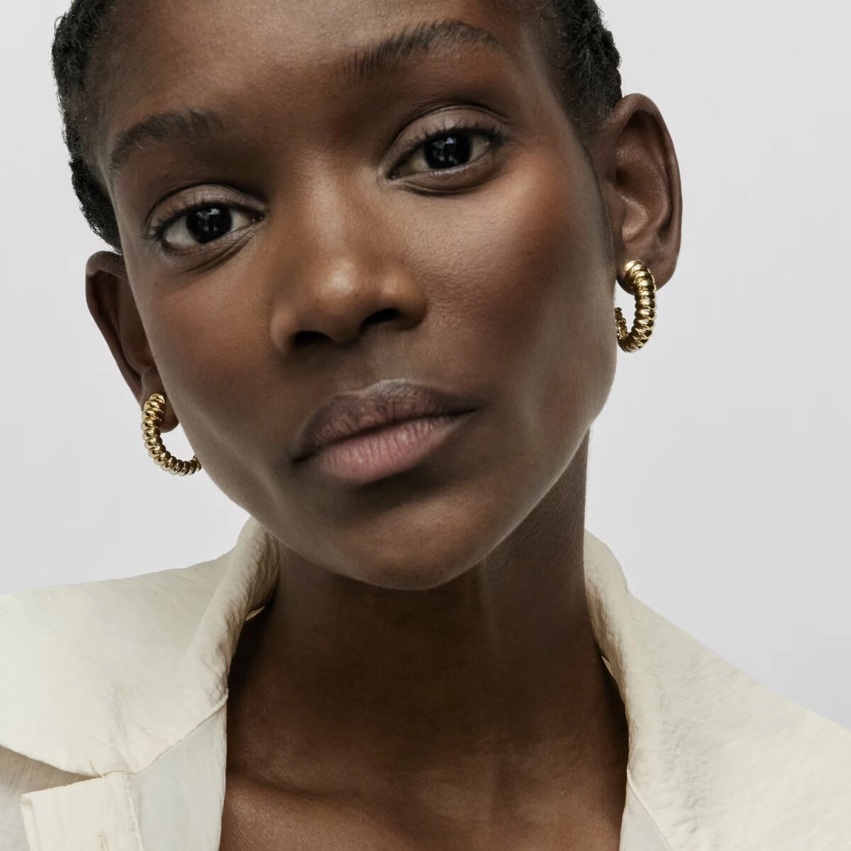 TOUS 18K Gold plated Silver Earring/ 311523500