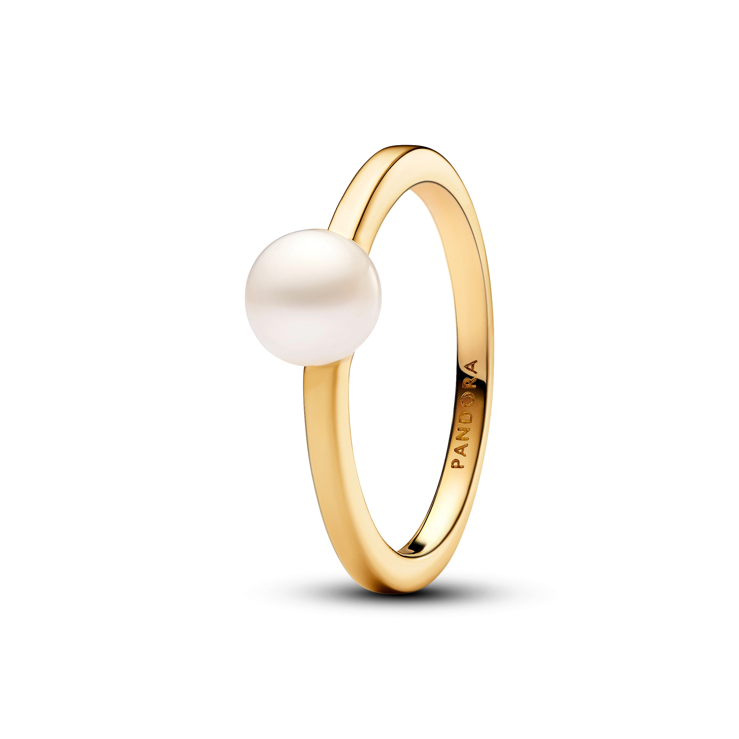 PANDORA Timeless серебряное кольцо с покрытием 14К золота/ 163157C01-54