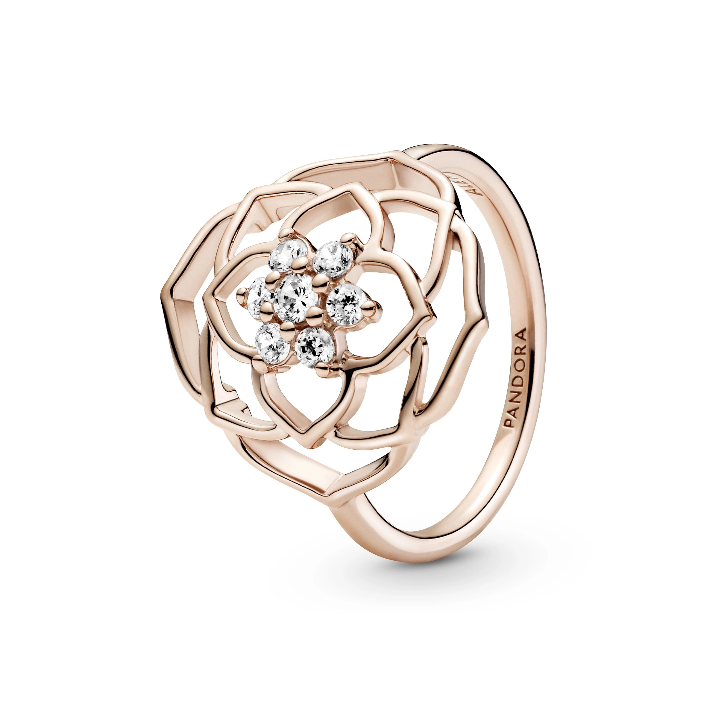 PANDORA Rose 14K Վարդագույն ոսկու պատվածքով Արծաթյա Մատանի/ 189412C01-52