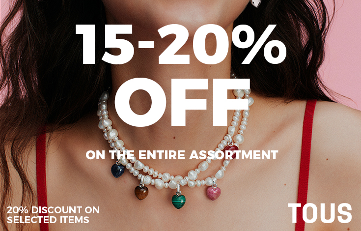 15-20% OFF the entire assortment