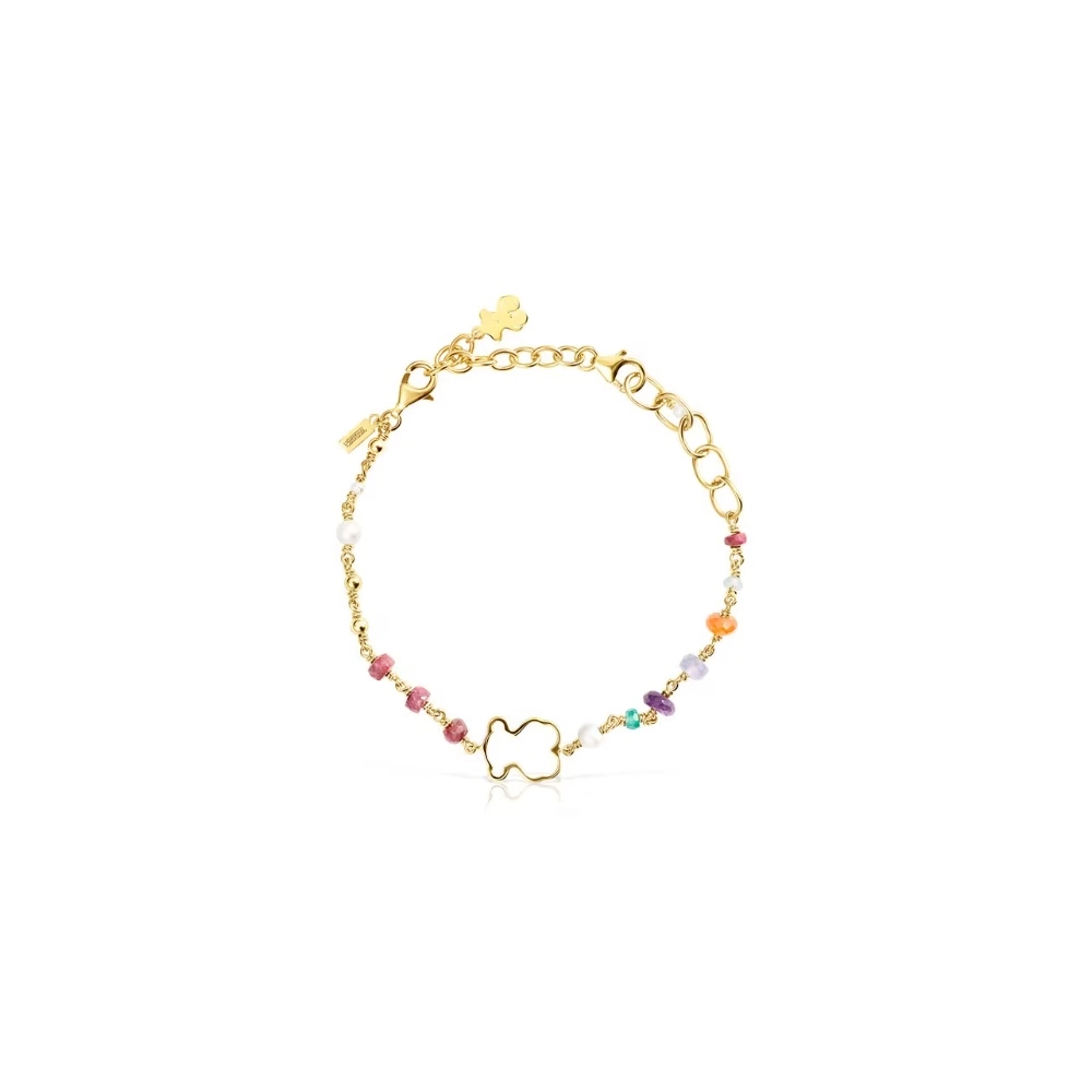 TOUS 18K Gold plated Silver Bracelet Connector/ 511901751