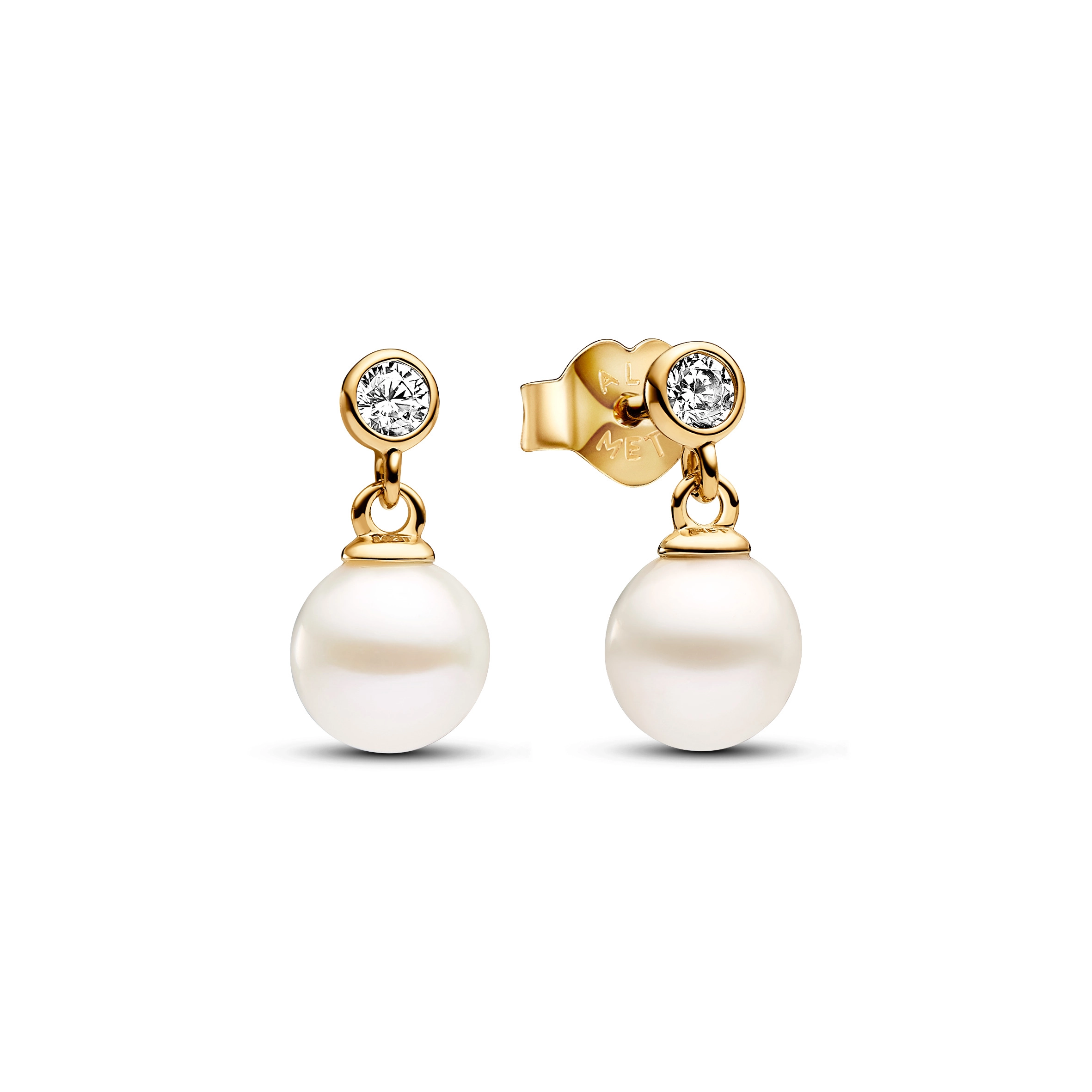 PANDORA Timeless 14K Gold Plated Silver Earring/ 263153C01