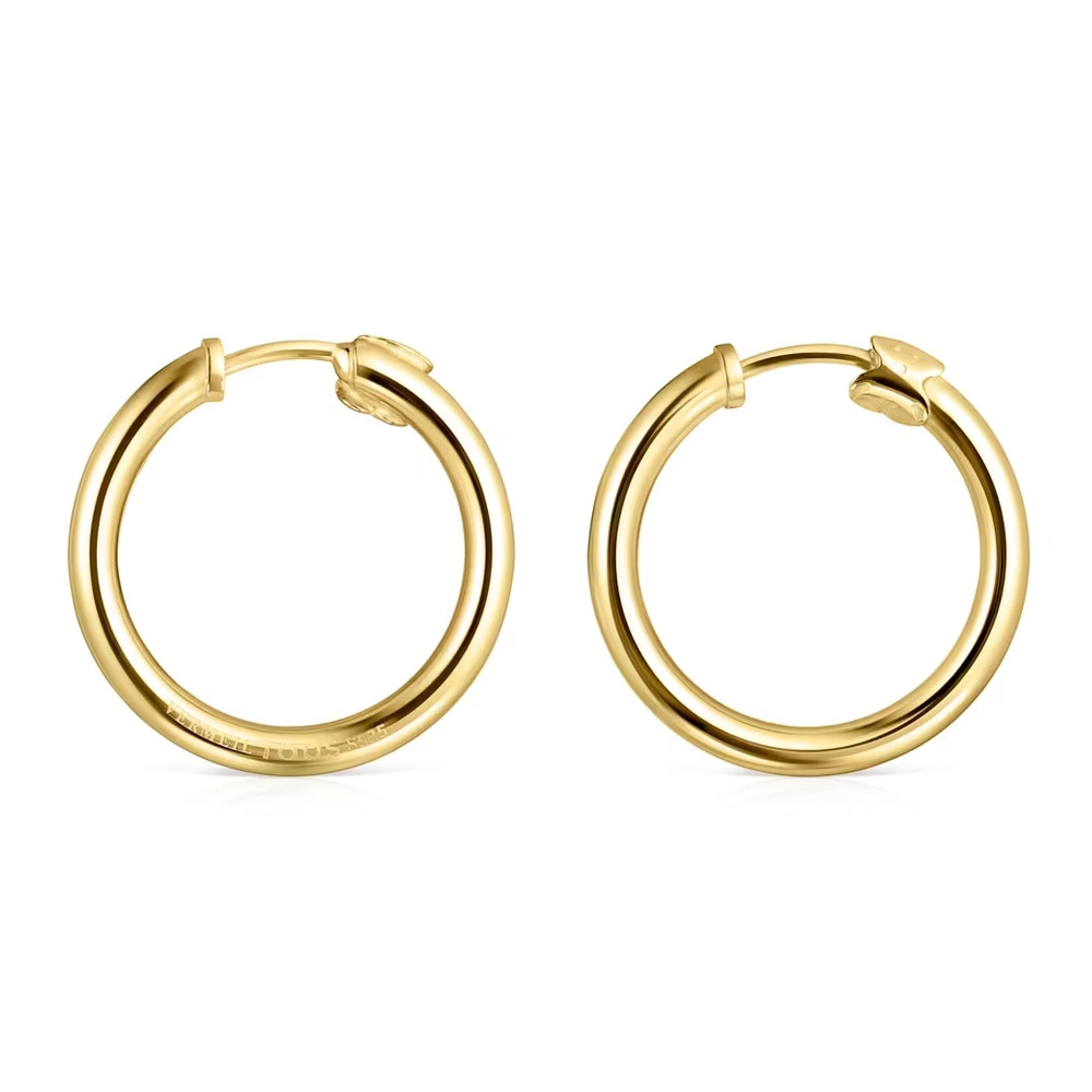 TOUS 18K Gold plated Silver Earring/ 911183540