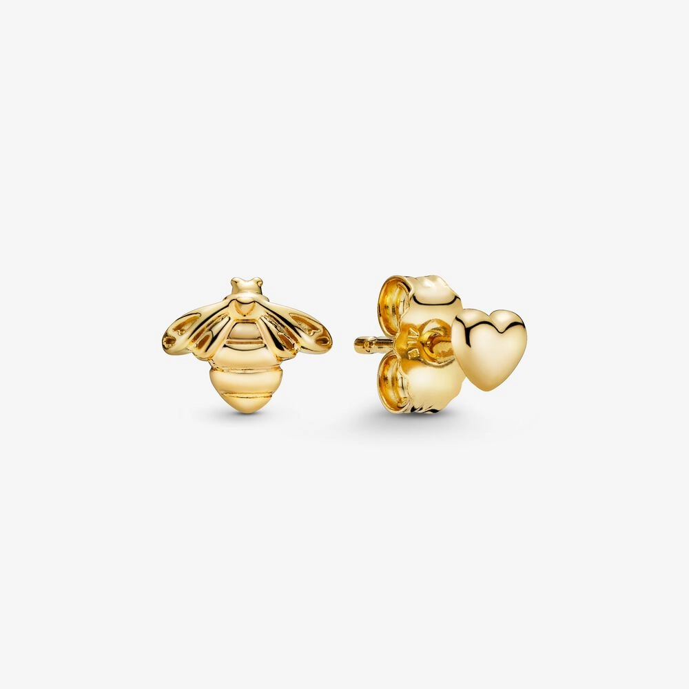 PANDORA Shine 14K Ոսկեպատ Արծաթյա Ականջօղ/ 268648C00