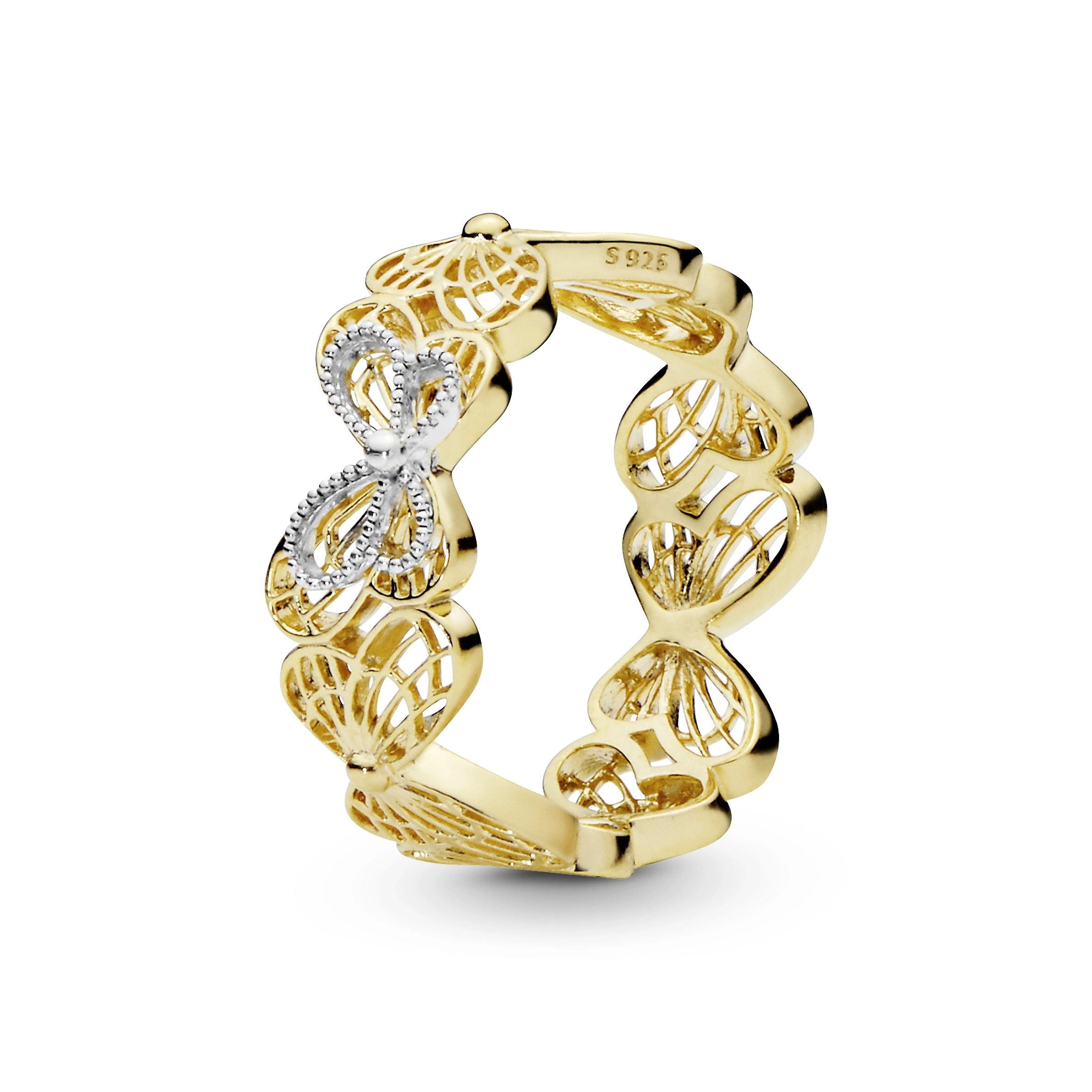 PANDORA Shine 14K Ոսկեպատ Արծաթյա Մատանի/ 167947-52