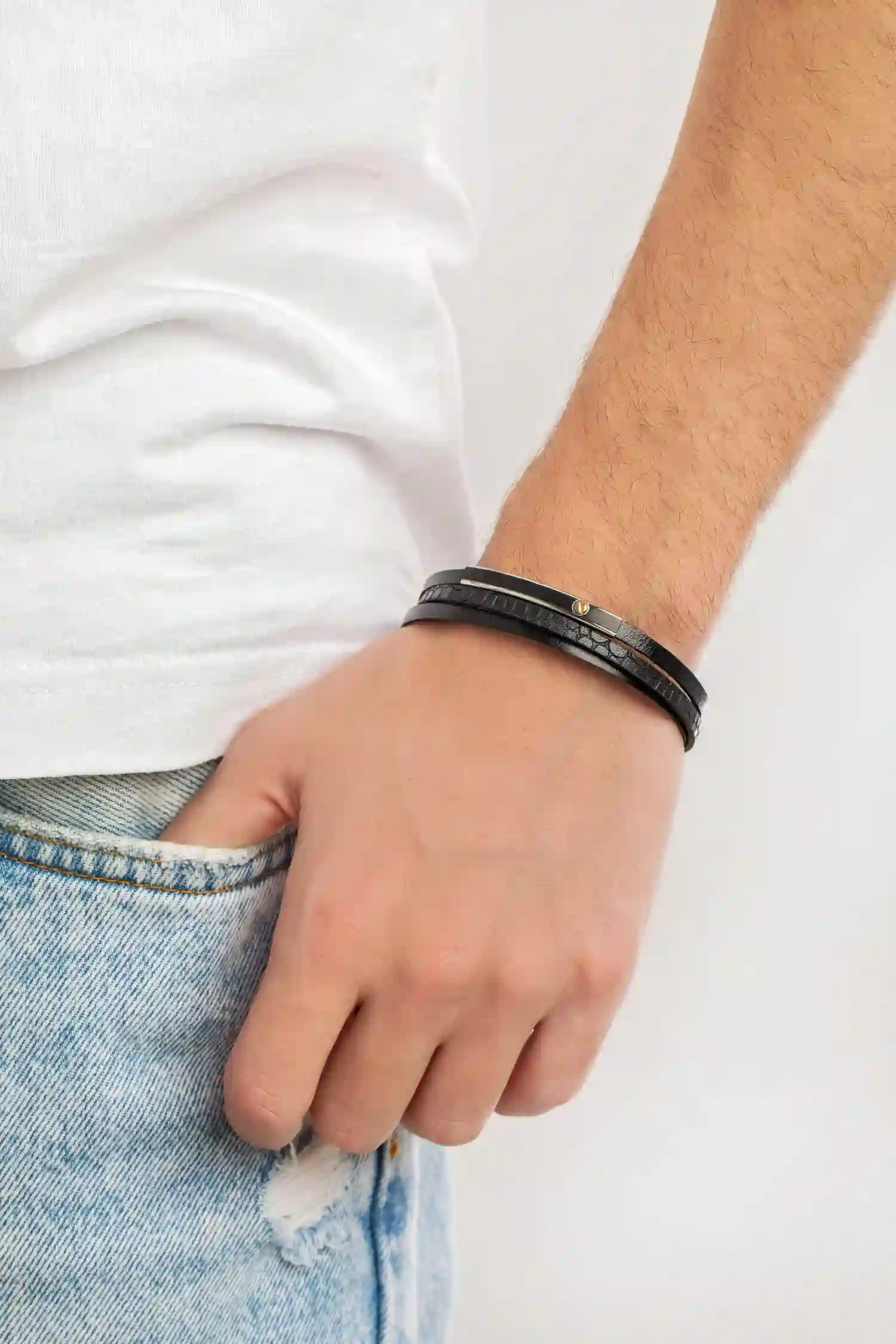 H2on Кожаный Браслет/ HO041-5