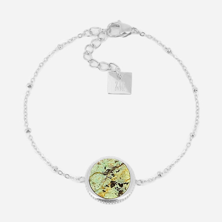 Zag Bijoux Stainless Steel Surgical Bracelet/ SBS18338-00TUQ