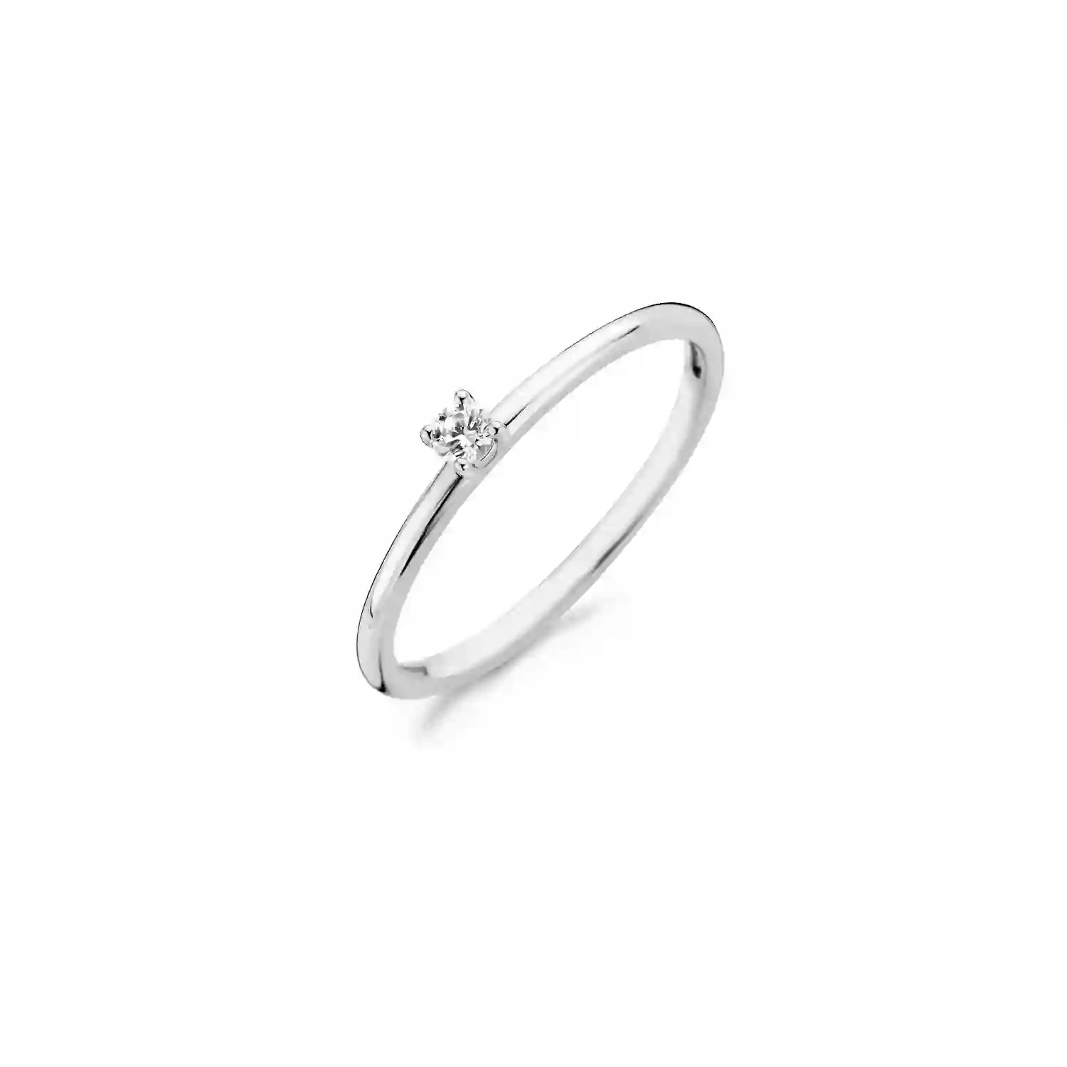 Blush 14K White Gold Ring/ 1200WZI-54