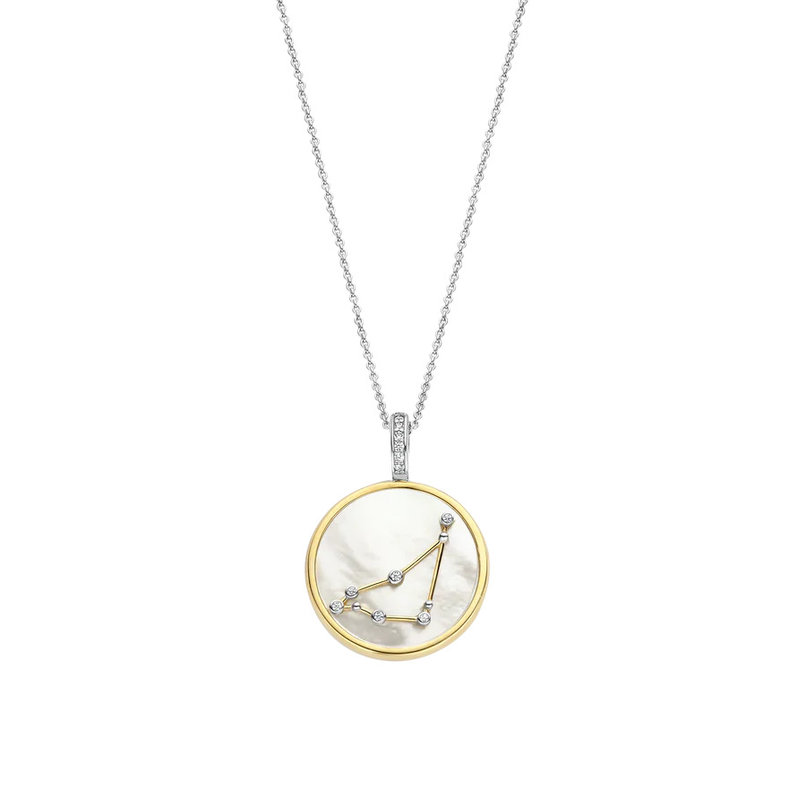 Ti Sento 14K Gold Plated Silver Necklace/ 6826CN