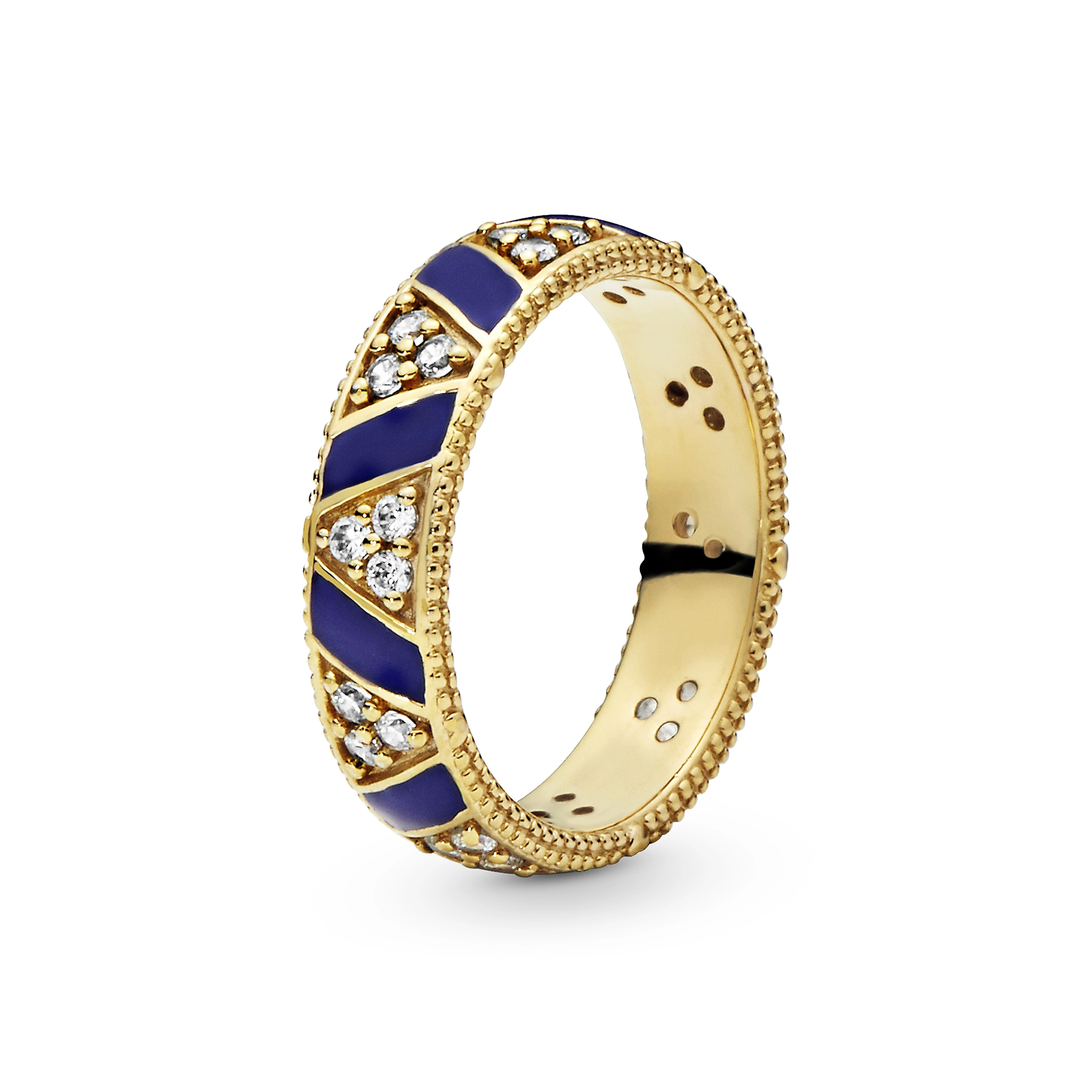PANDORA Shine 14K Gold Plated Silver Ring/ 168057CZ-50
