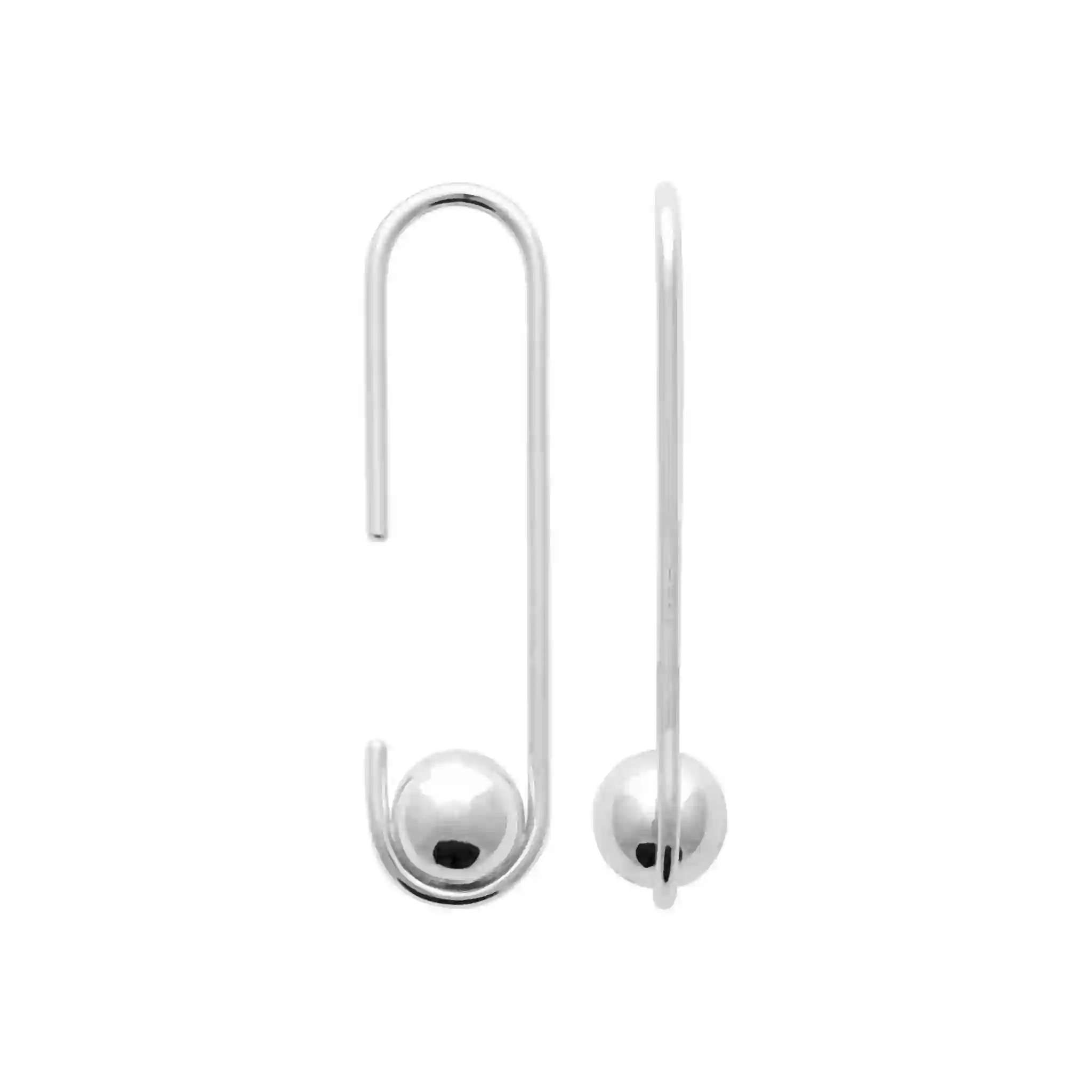 L'atelier Precieux Silver Earring and Necklace Set