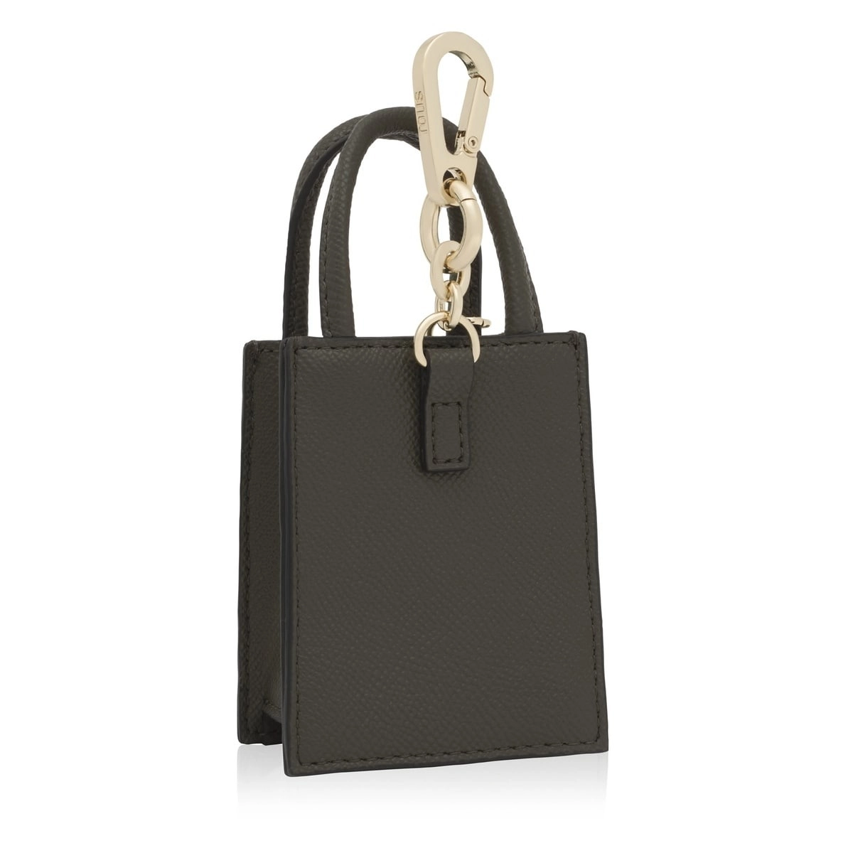 PU.ZIN,KEYCHAIN HANDBAG POP KHAKI