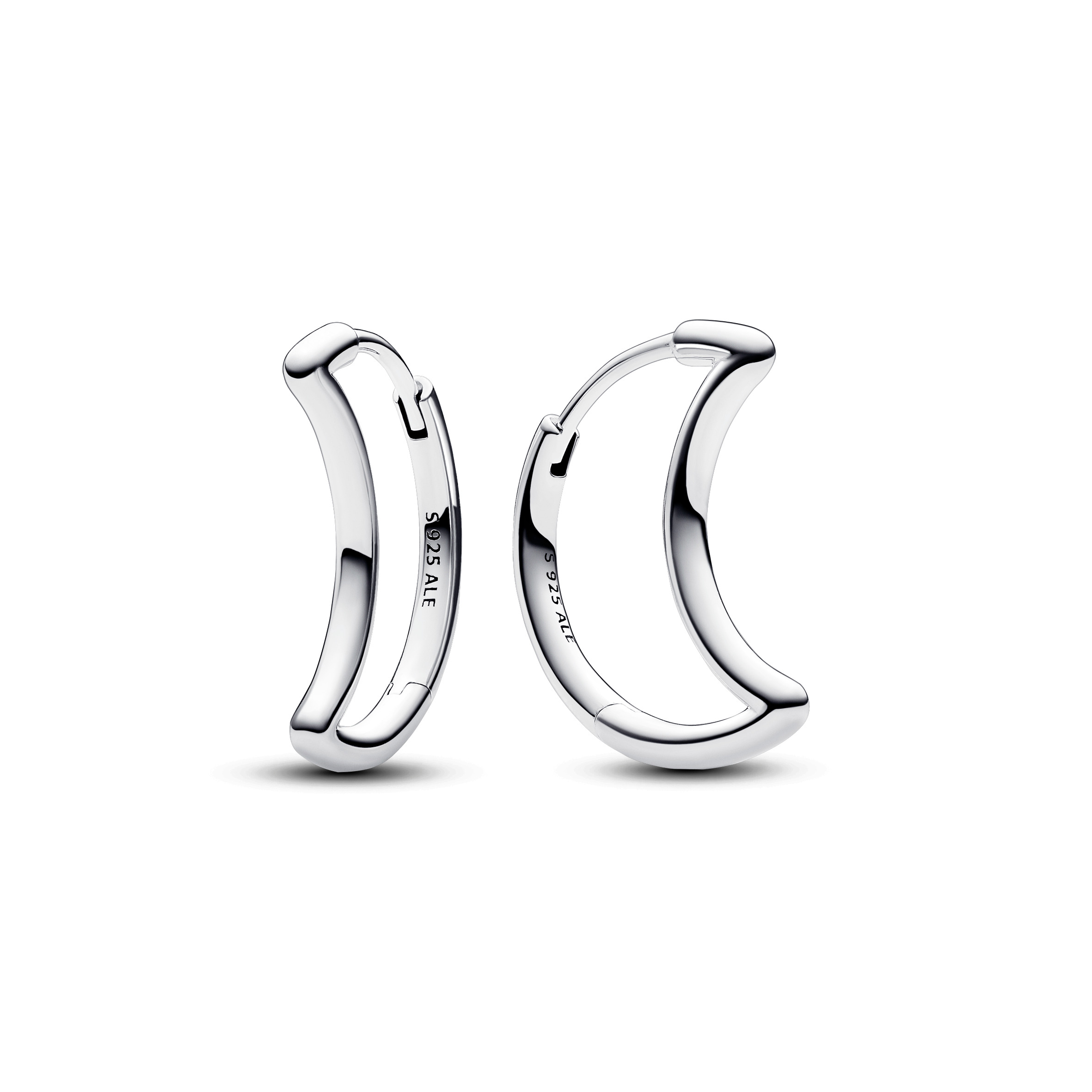 ❤︎moment❤︎ Pandora Moments 18 mm Charm Hoop Earrings | Sterling silver
