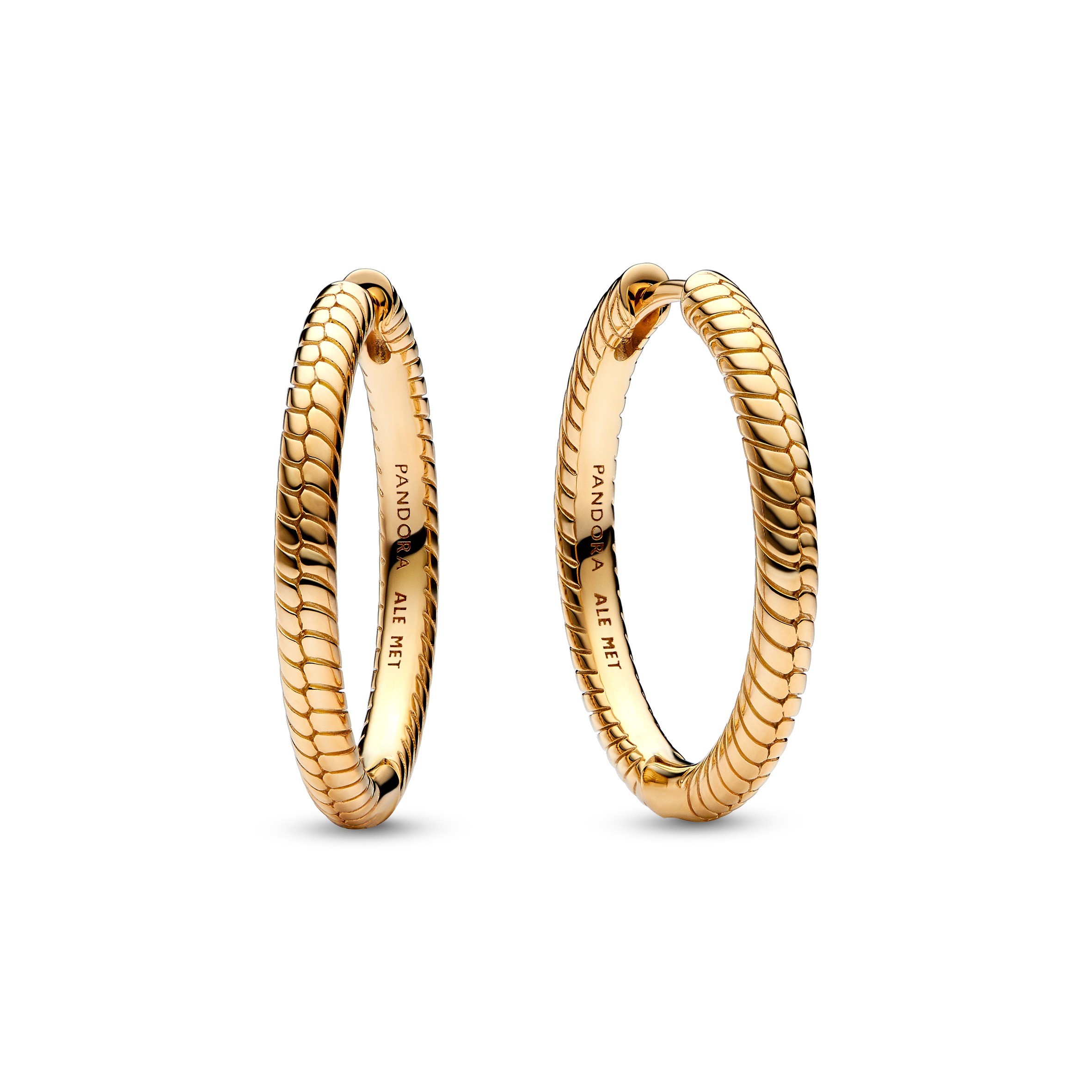 PANDORA Moments 14K Gold Plated Silver Earring/ 269532C00
