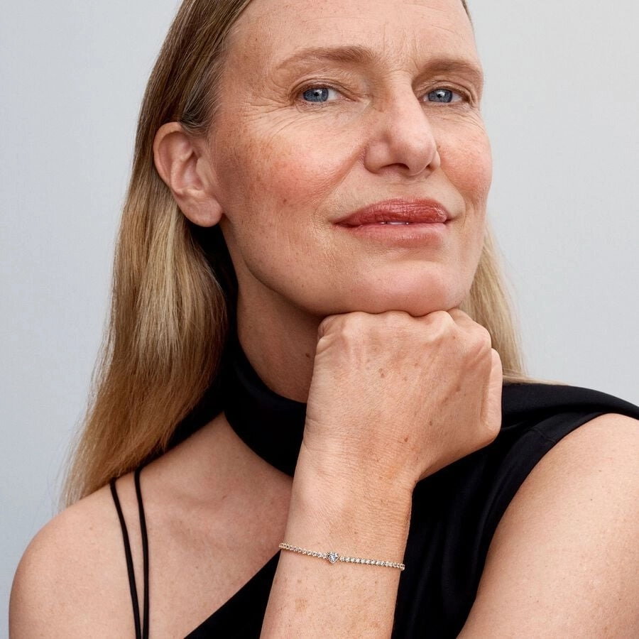 PANDORA Timeless 14K Gold Plated Silver Bracelet/ 560041C01-18