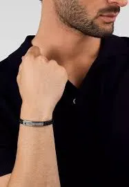 Maserati Leather Bracelet/ JM525AVE36