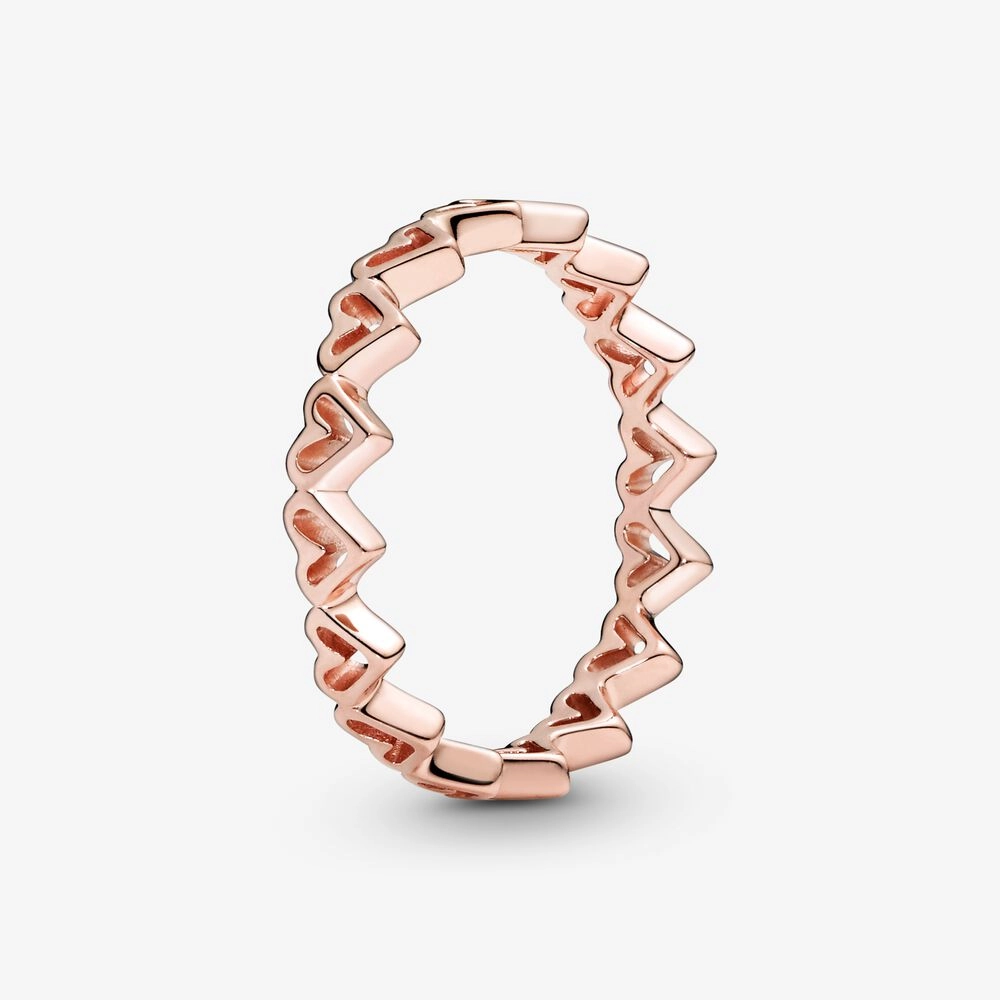 PANDORA Rose 14K Վարդագույն ոսկու պատվածքով Արծաթյա Մատանի/ 188696C00-50