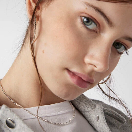 TOUS Silver Necklace/ 511900520