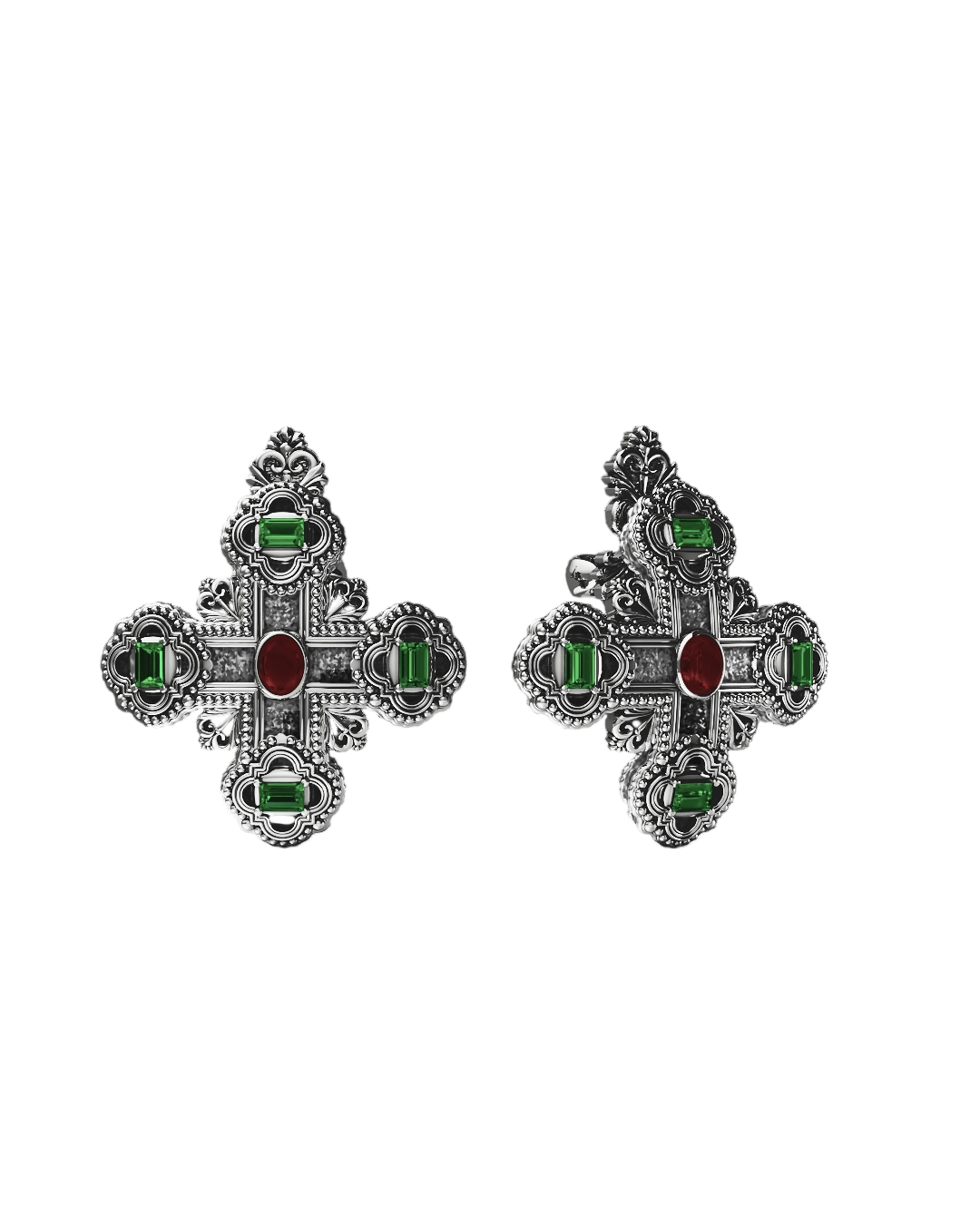 Silver Earring "Shurishkan"/CD0801