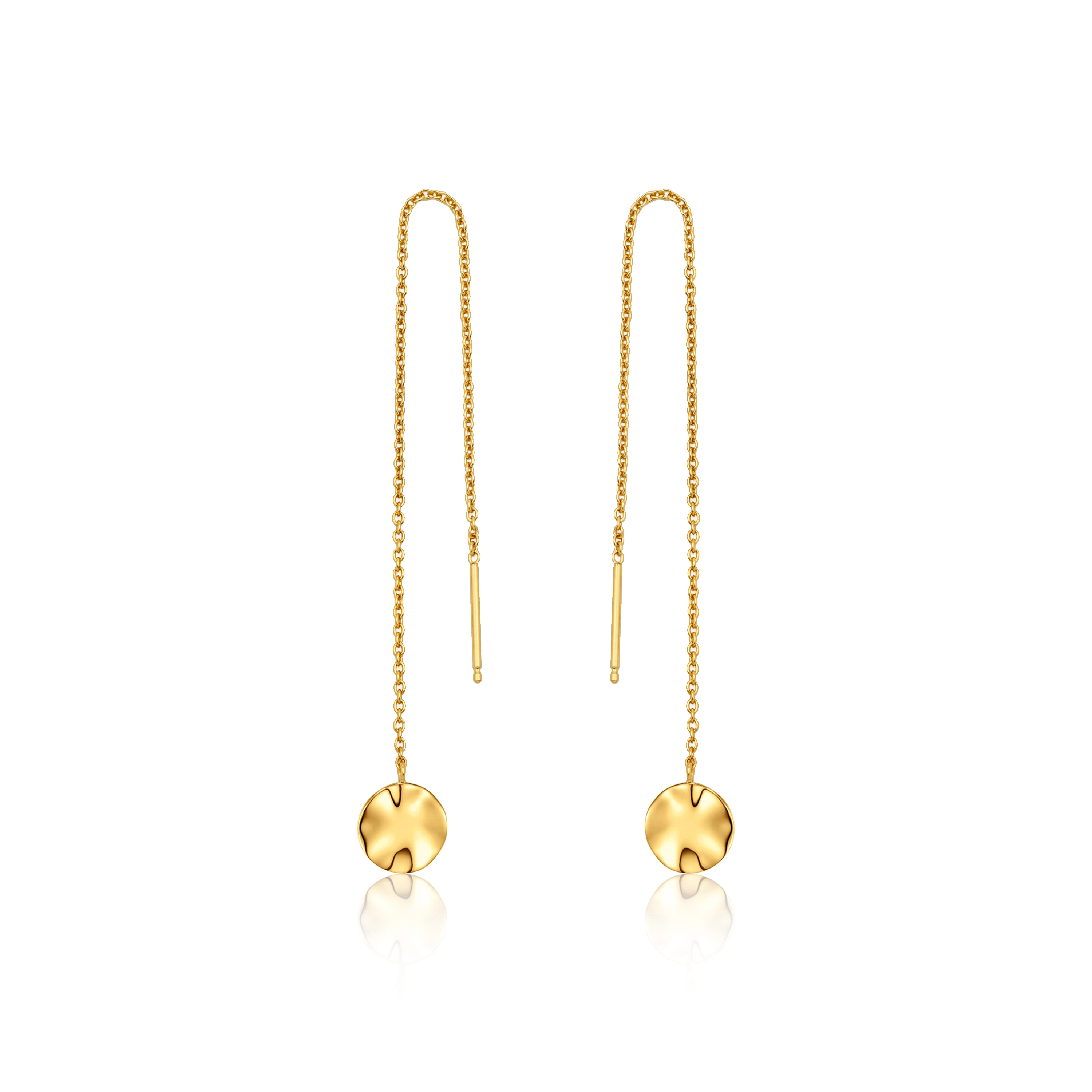 Ania Haie 14K Ոսկեպատ Արծաթյա Ականջօղ/ E007-05G