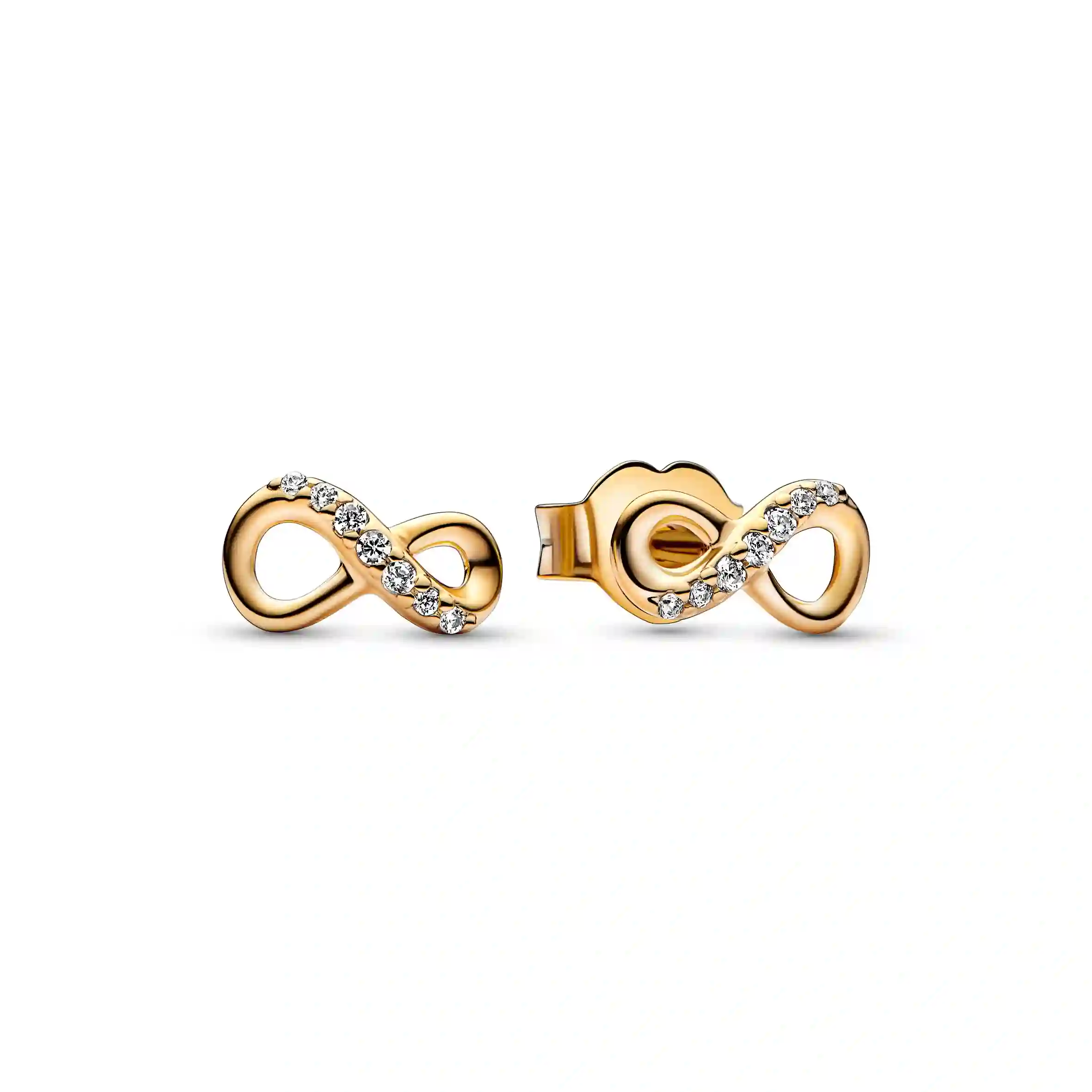 PANDORA Moments 14K Gold Plated Silver Earring/ 268820C01