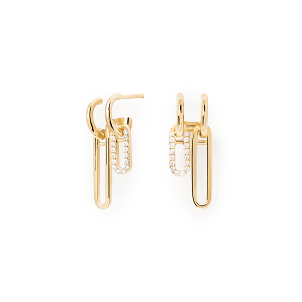 PDPAOLA 14K Gold Plated Silver Earring/ AR01-828-U