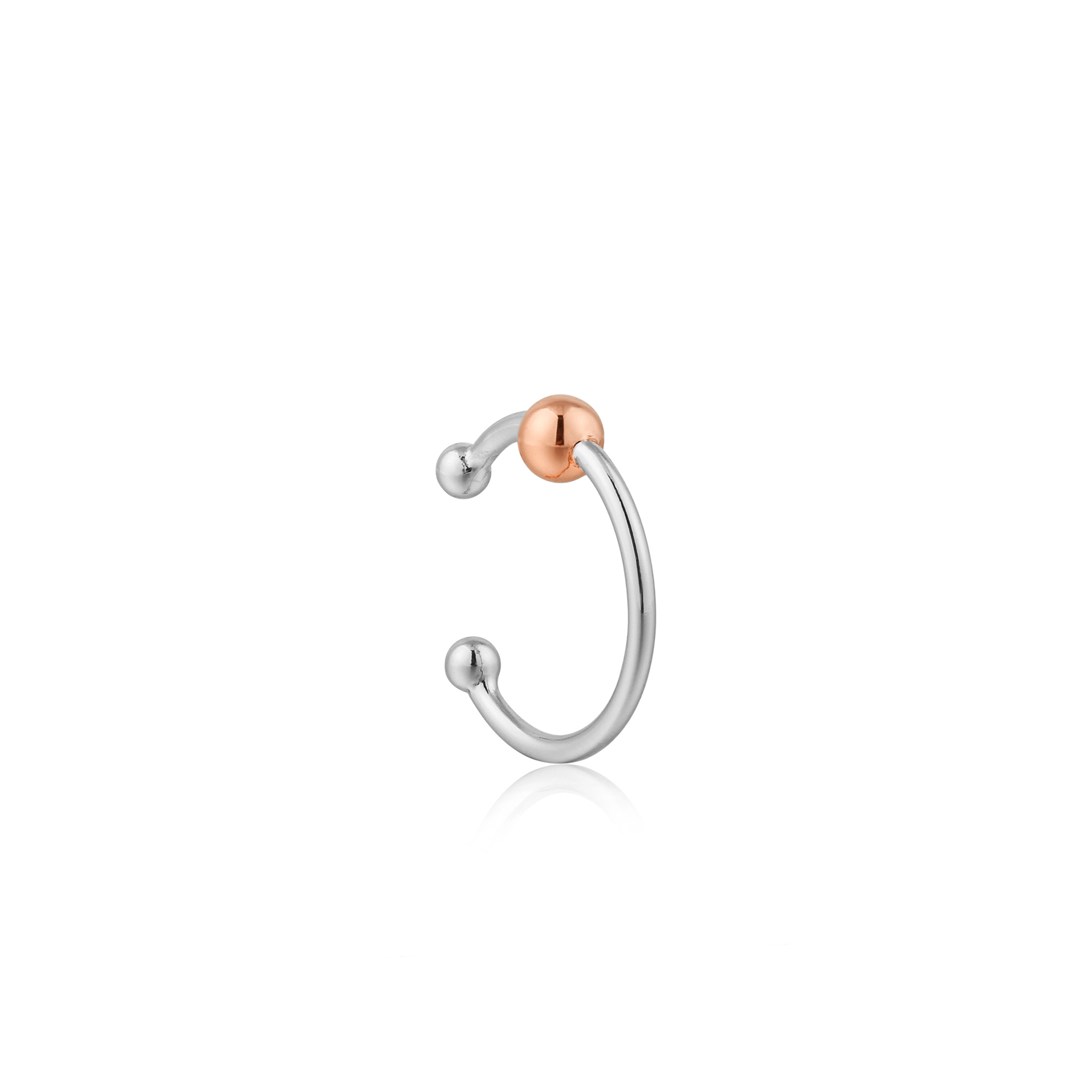 Ania Haie 14K Վարդագույն Ոսկյա Արծաթյա Ականջօղ/ E001-05T