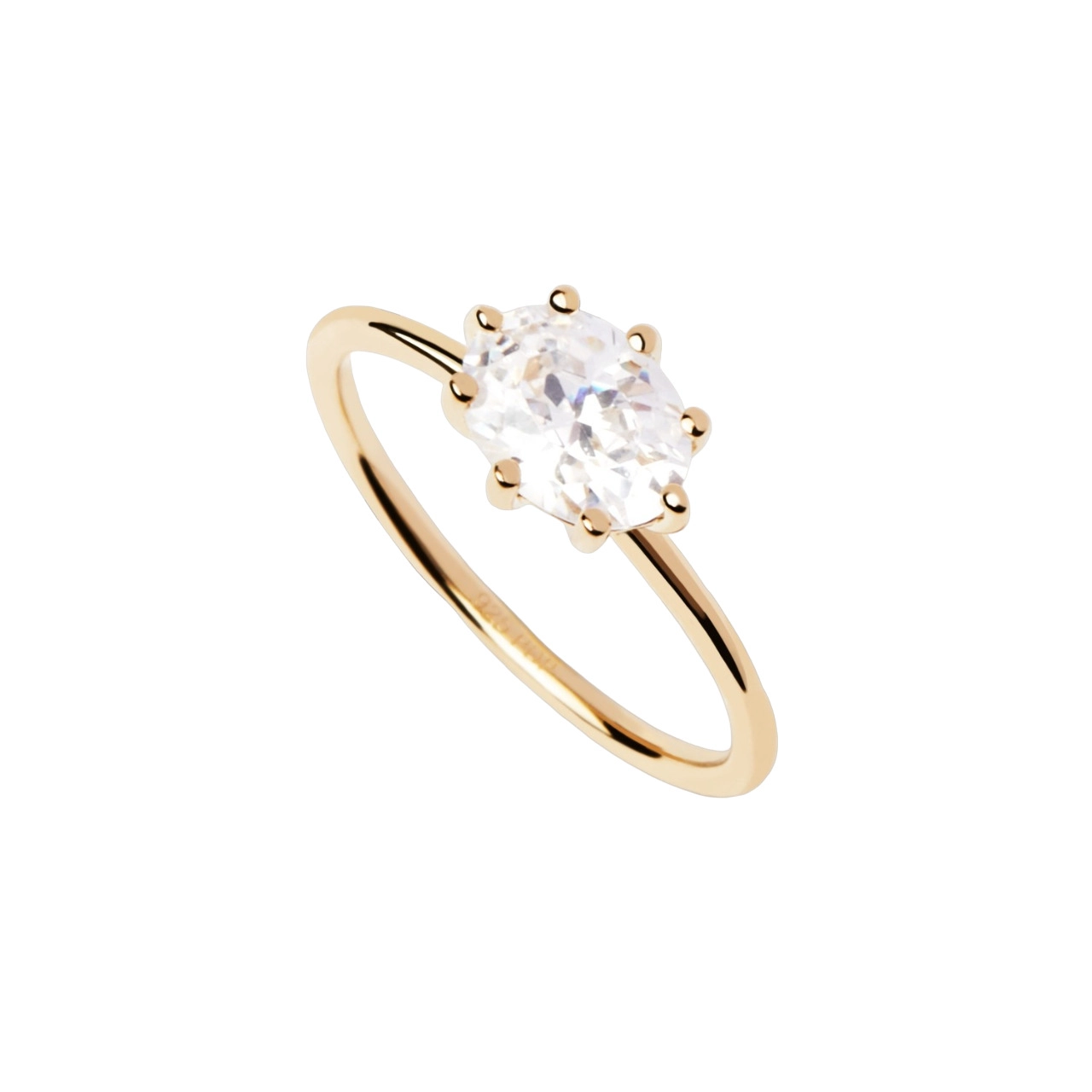 PDPAOLA 18K Gold Plated Silver Ring/ AN01-A12-16