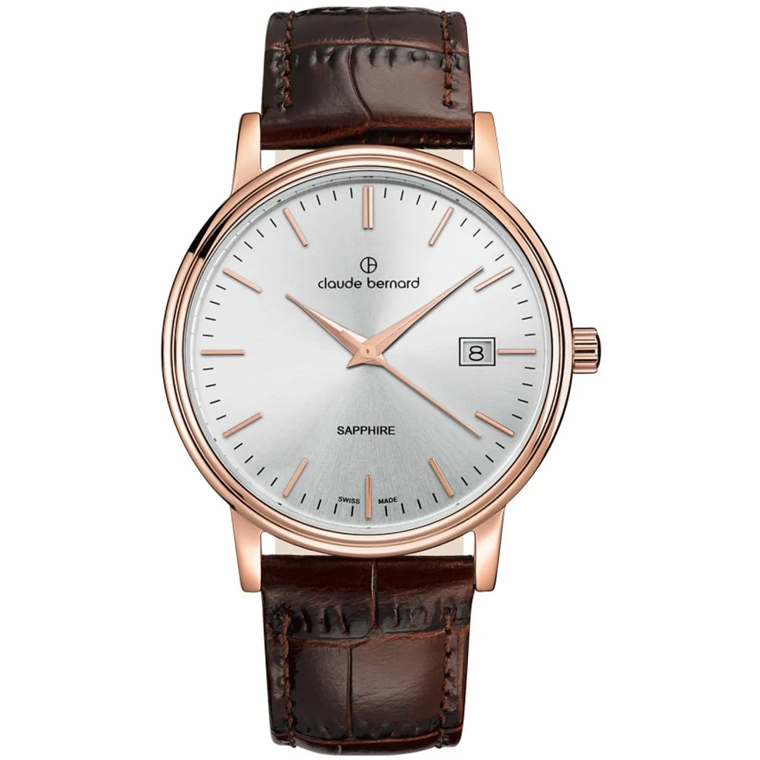 Claude Bernard Men's Wristwatch/ 53007 37R AIR Switzerland