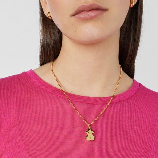 Кулон TOUS из серебра с 18K позолотой/015904606