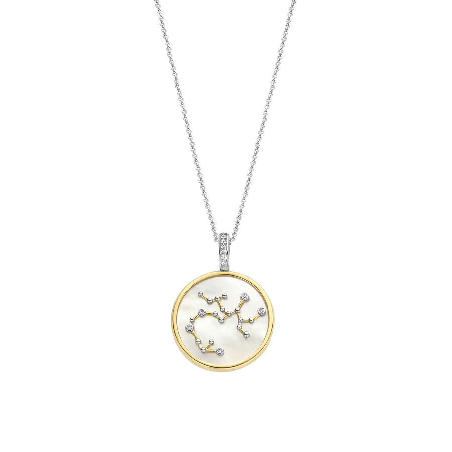 Ti Sento 14K Gold Plated Silver Necklace/ 6826SA