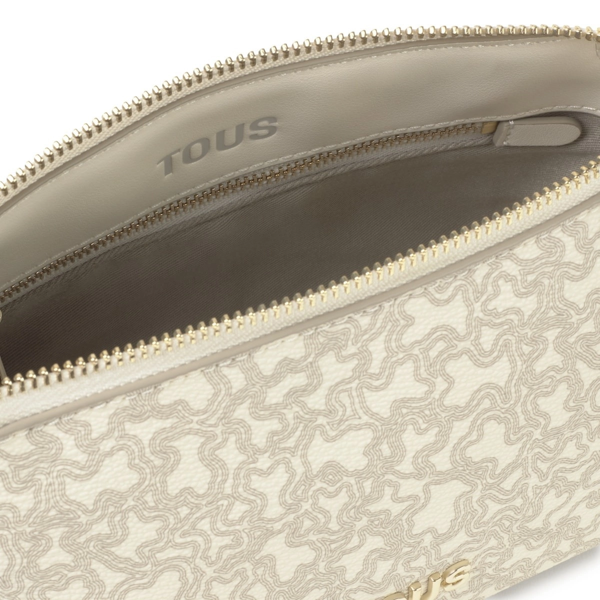 PU.PVC,HANDBAG K MINI LINES BEIG
