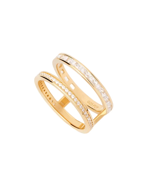 PDPAOLA 18K Gold Plated Silver Ring/ AN01-A11-12